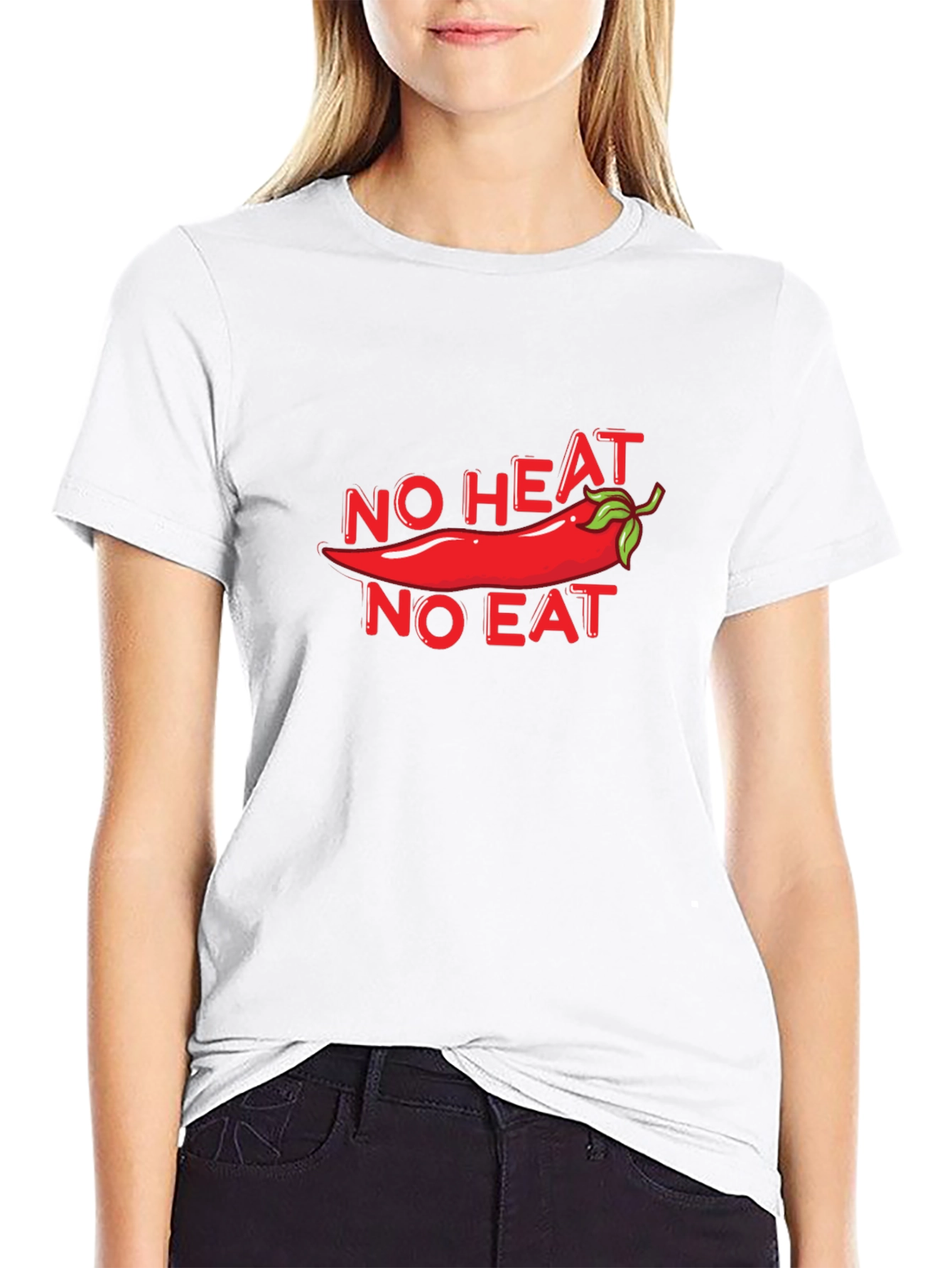 Spicy Food Lover T-Shirt - No Heat No Eat
