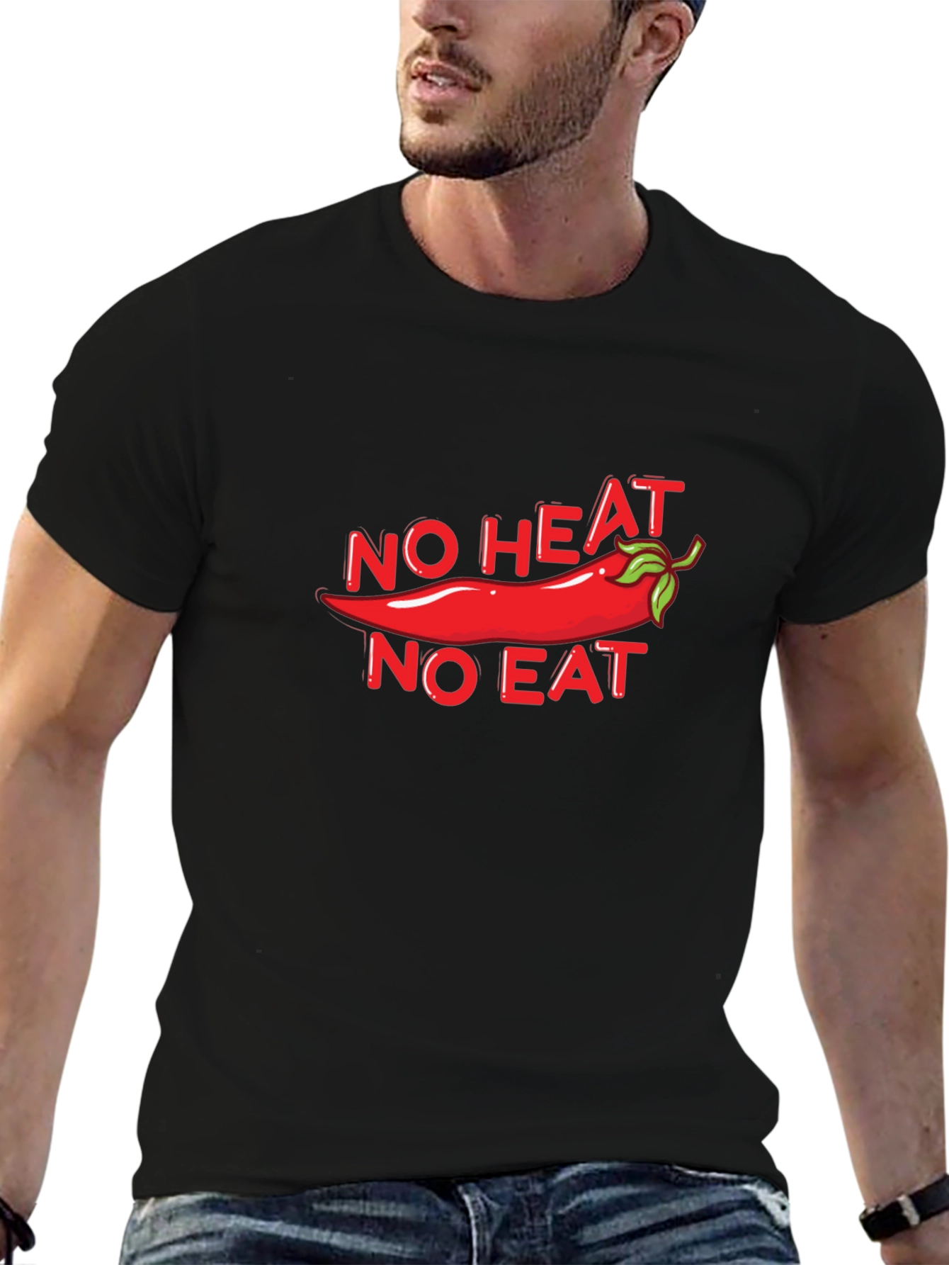 Spicy Food Lover T-Shirt - No Heat No Eat