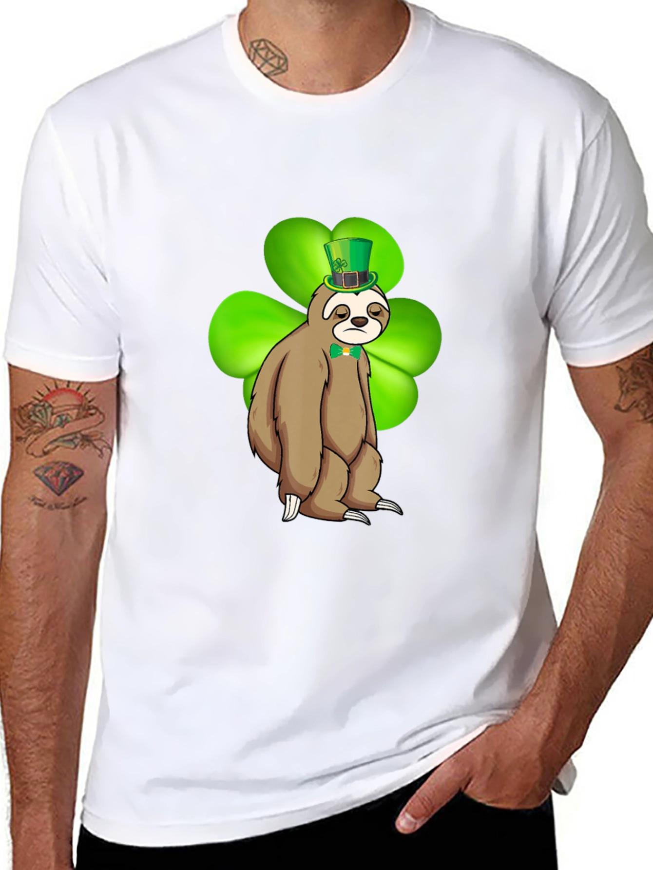 St. Patricks Day Sloth Tee