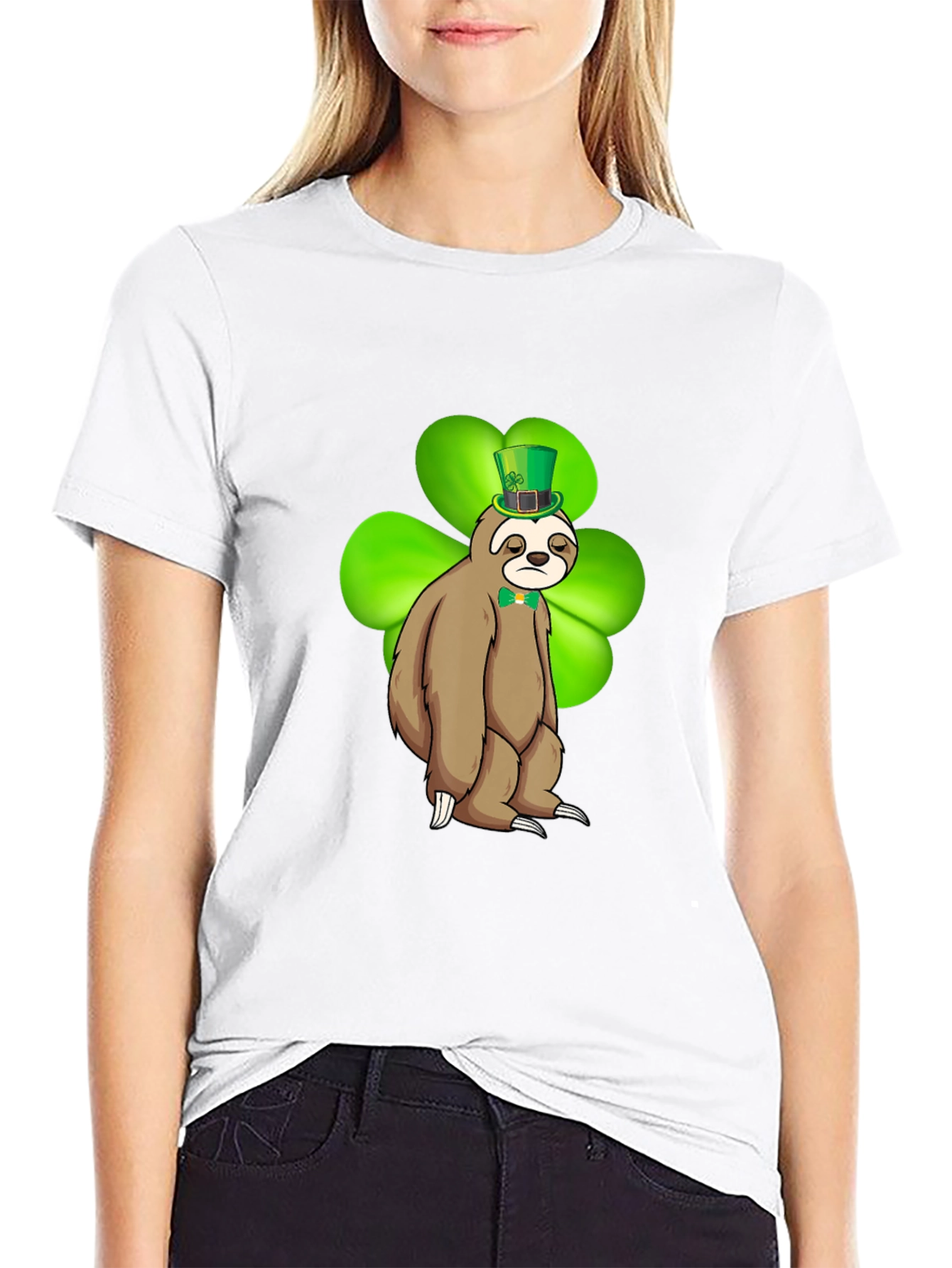 St. Patricks Day Sloth Tee