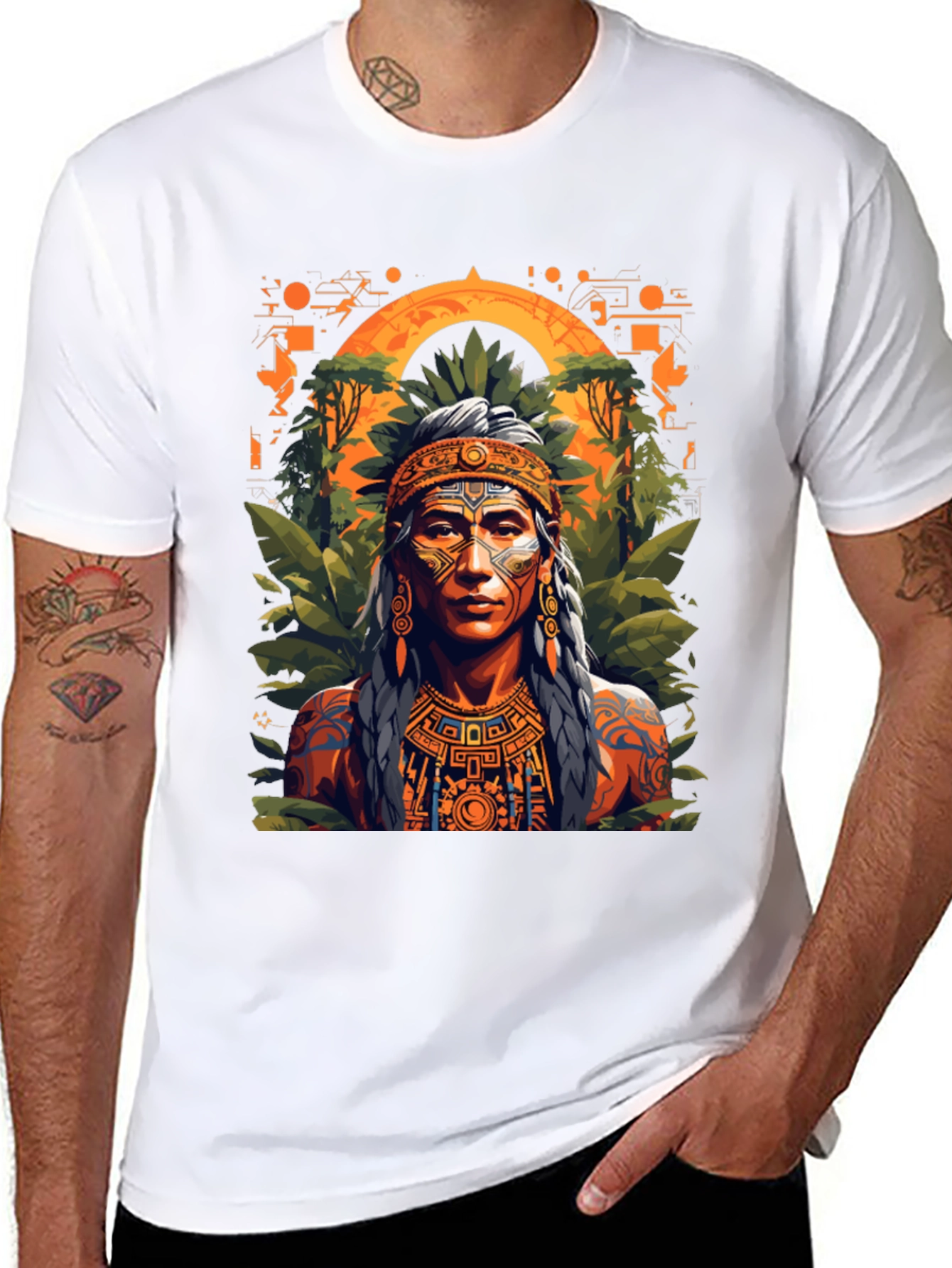 Tribal Warrior Graphic Tee