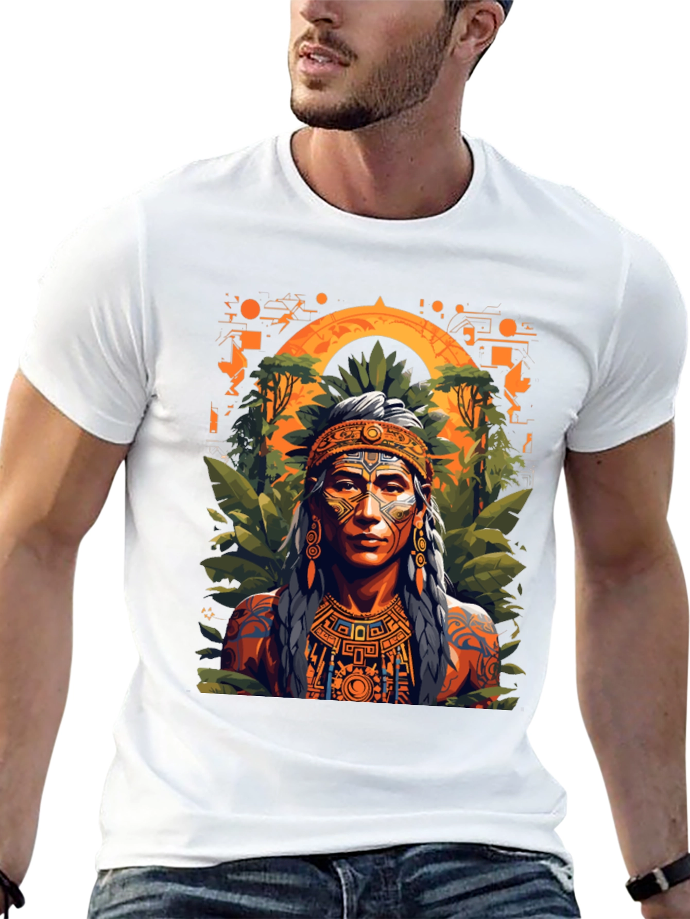 Tribal Warrior Graphic Tee
