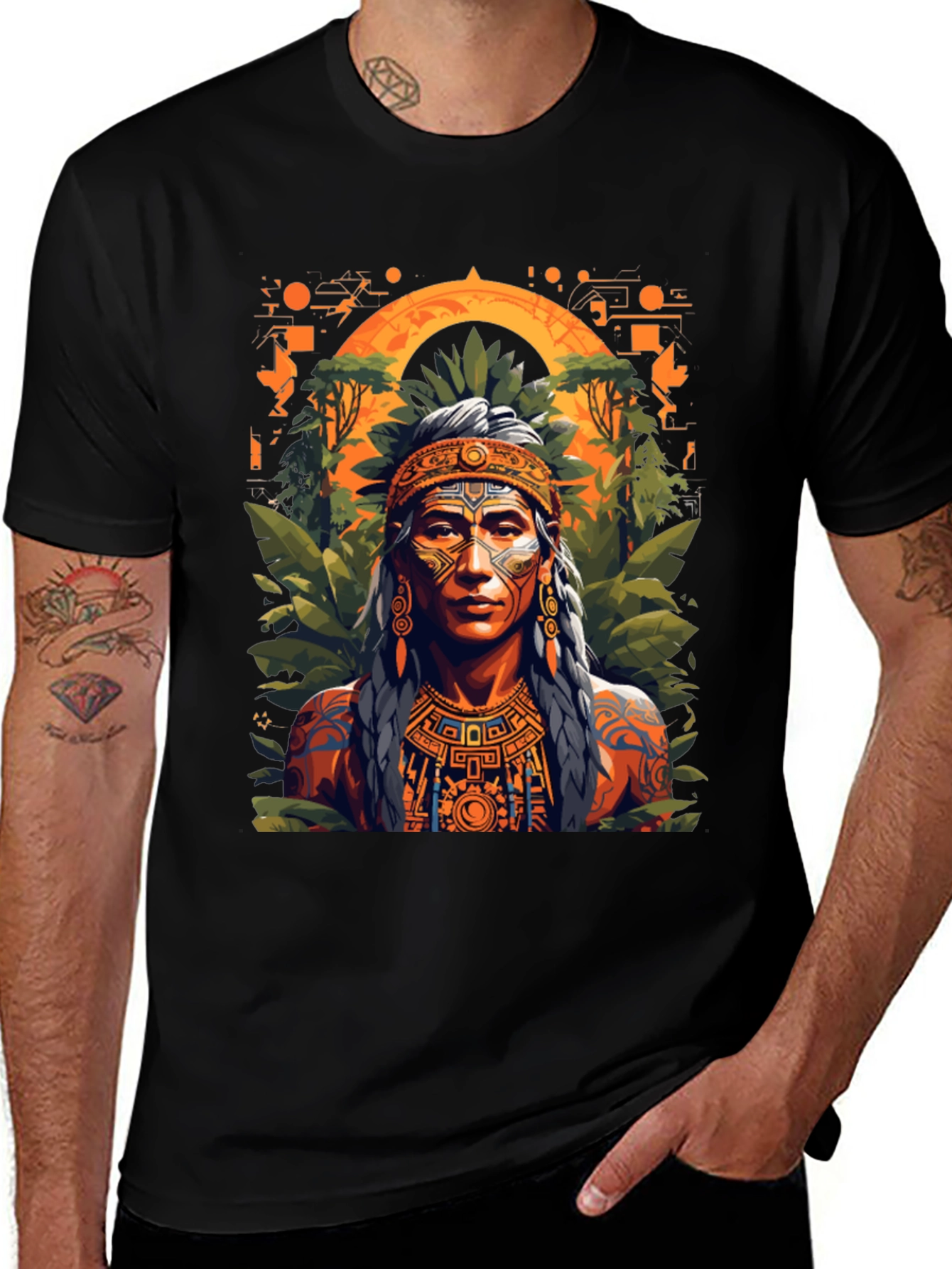 Tribal Warrior Graphic Tee