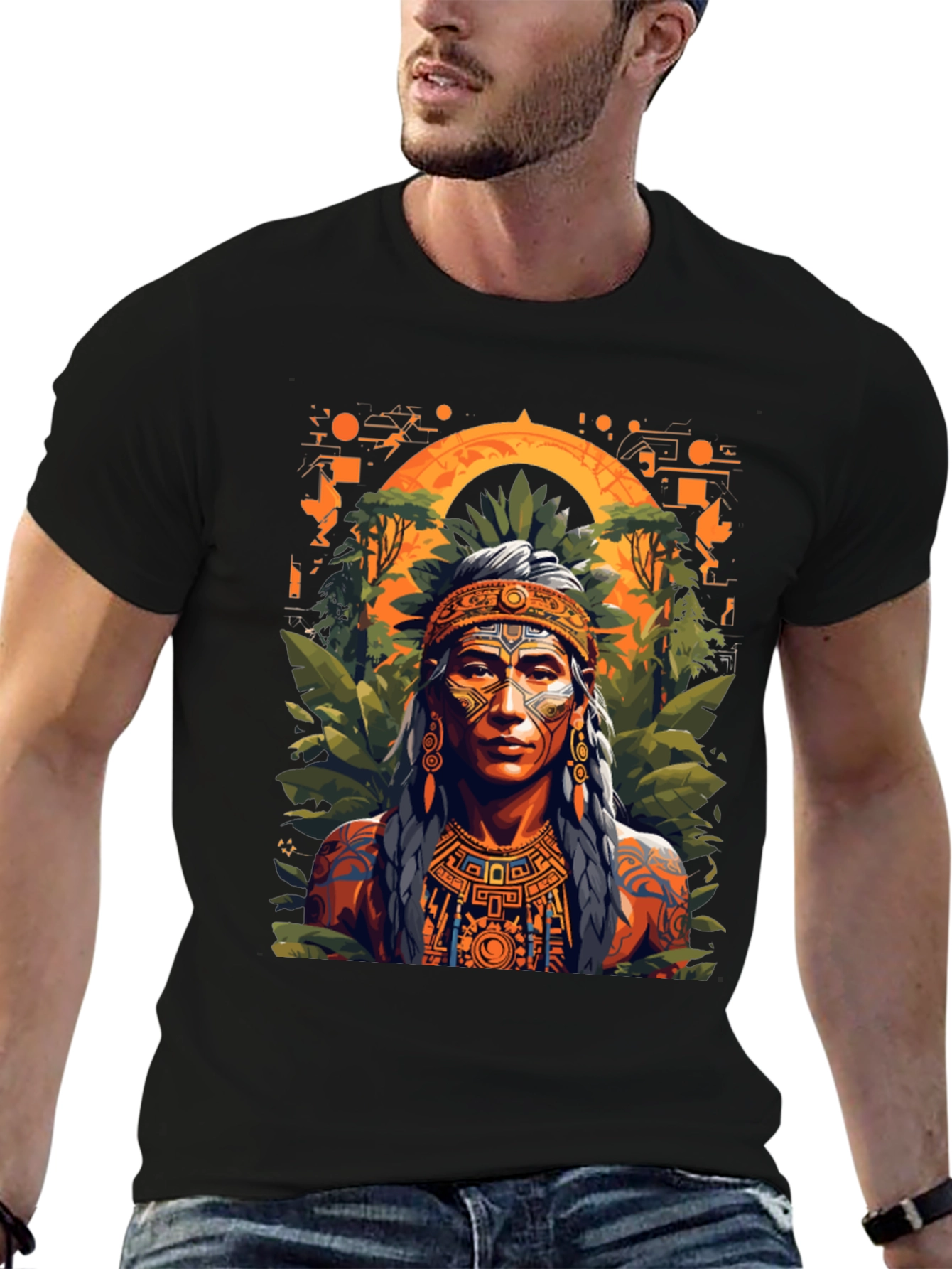 Tribal Warrior Graphic Tee