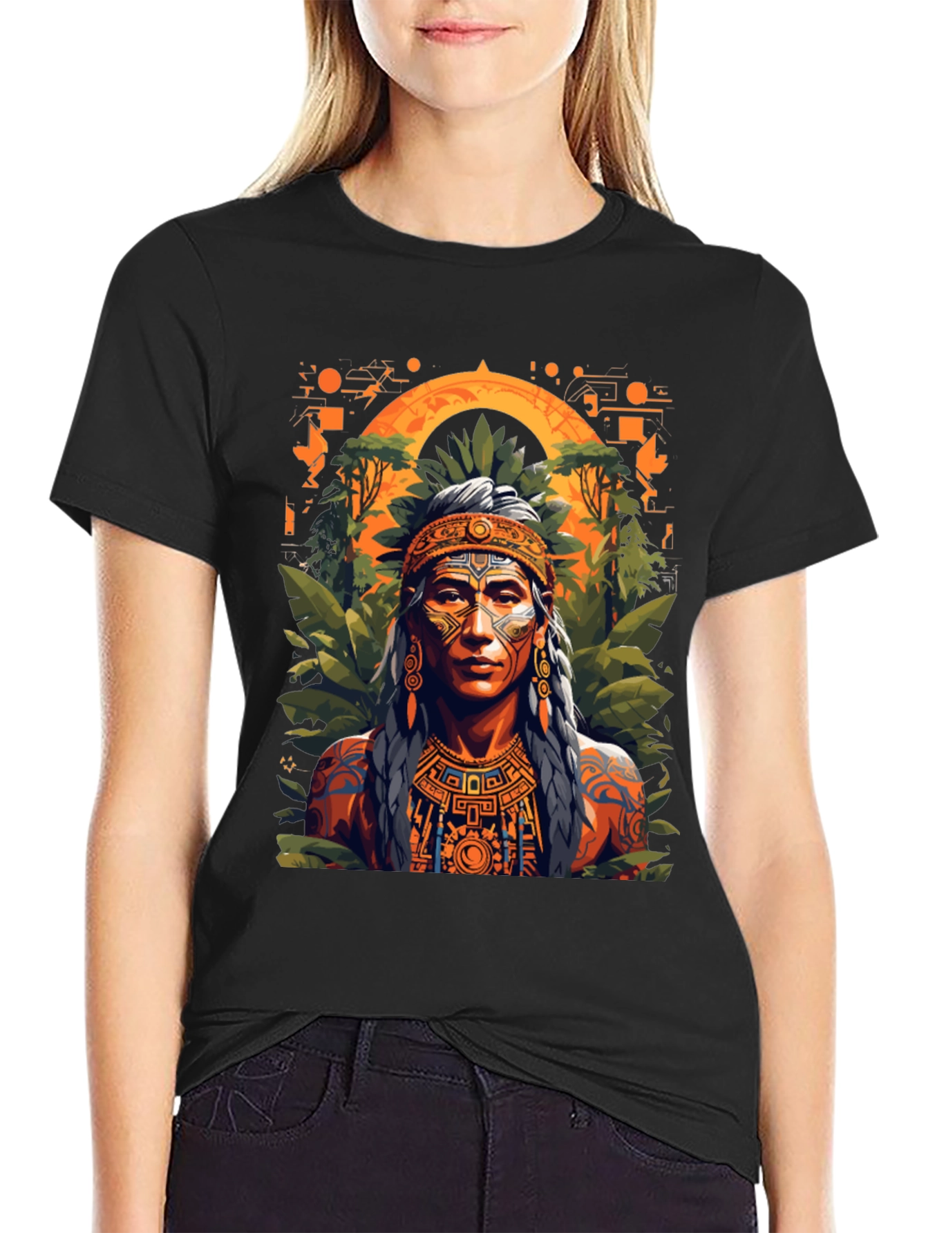 Tribal Warrior Graphic Tee