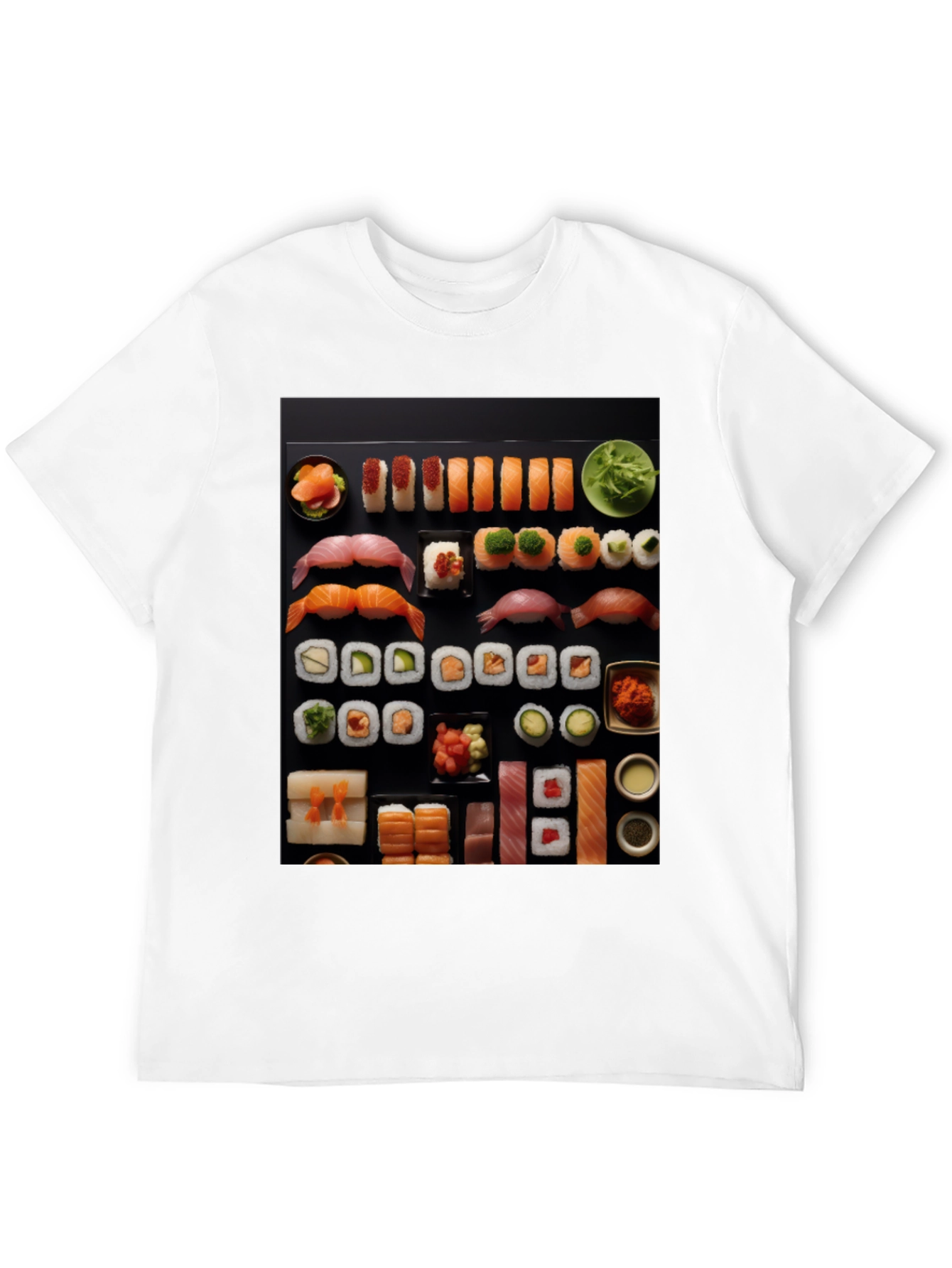 Sushi Feast Graphic Tee - Food Lovers Delight