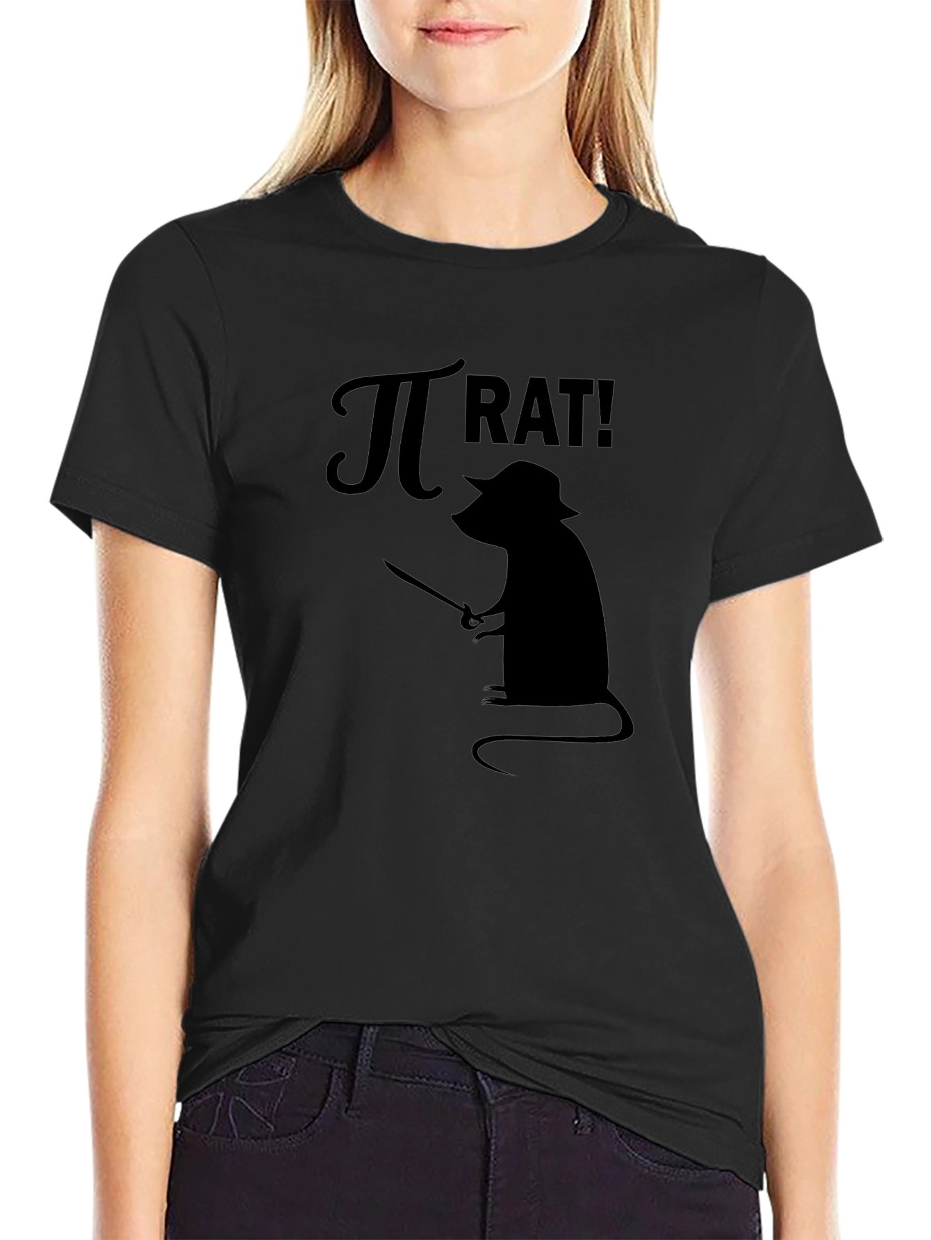 Pi Rat! Graphic Print T-Shirt