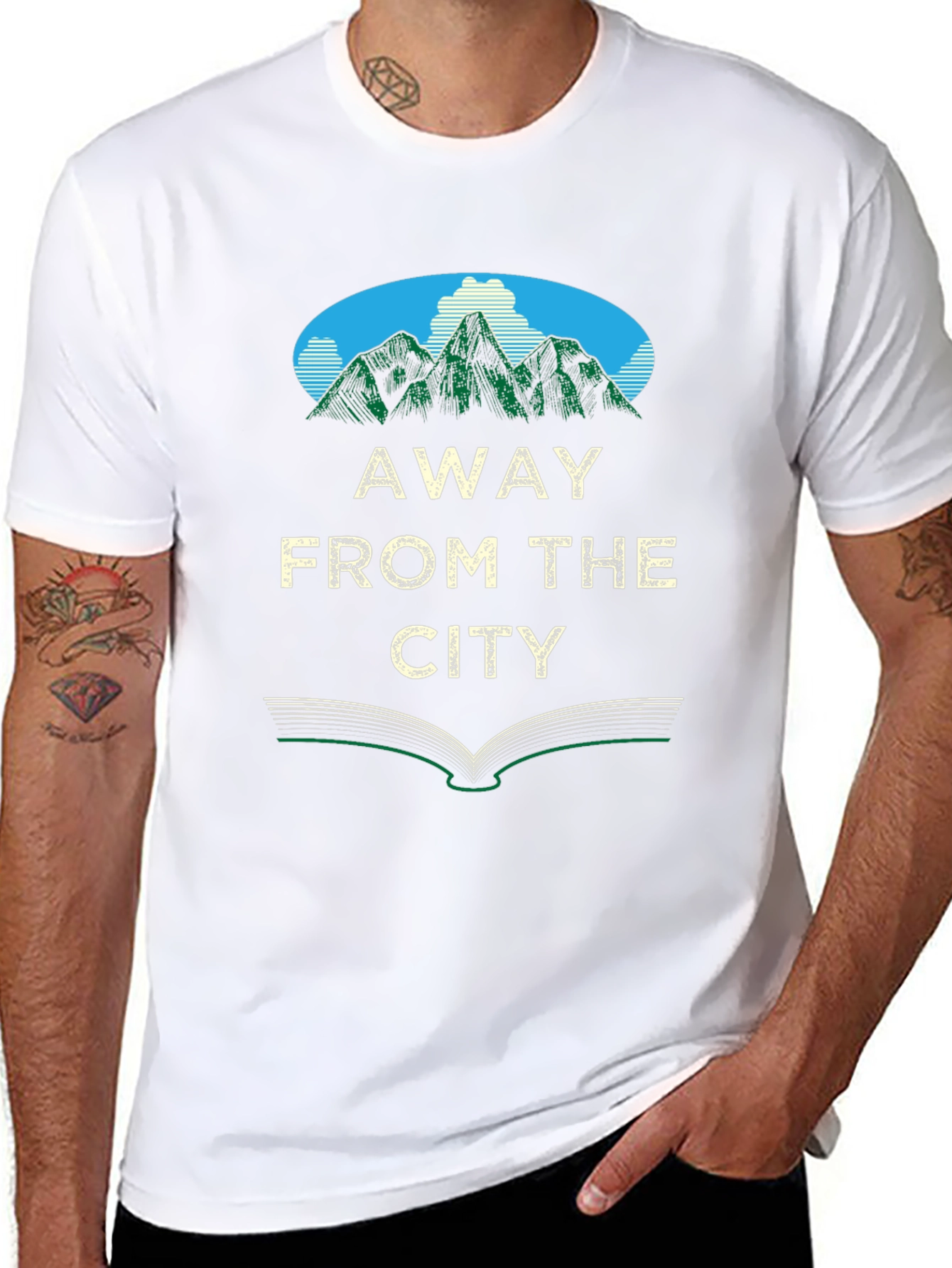 Away From The City T-Shirt - Nature Lover Tee