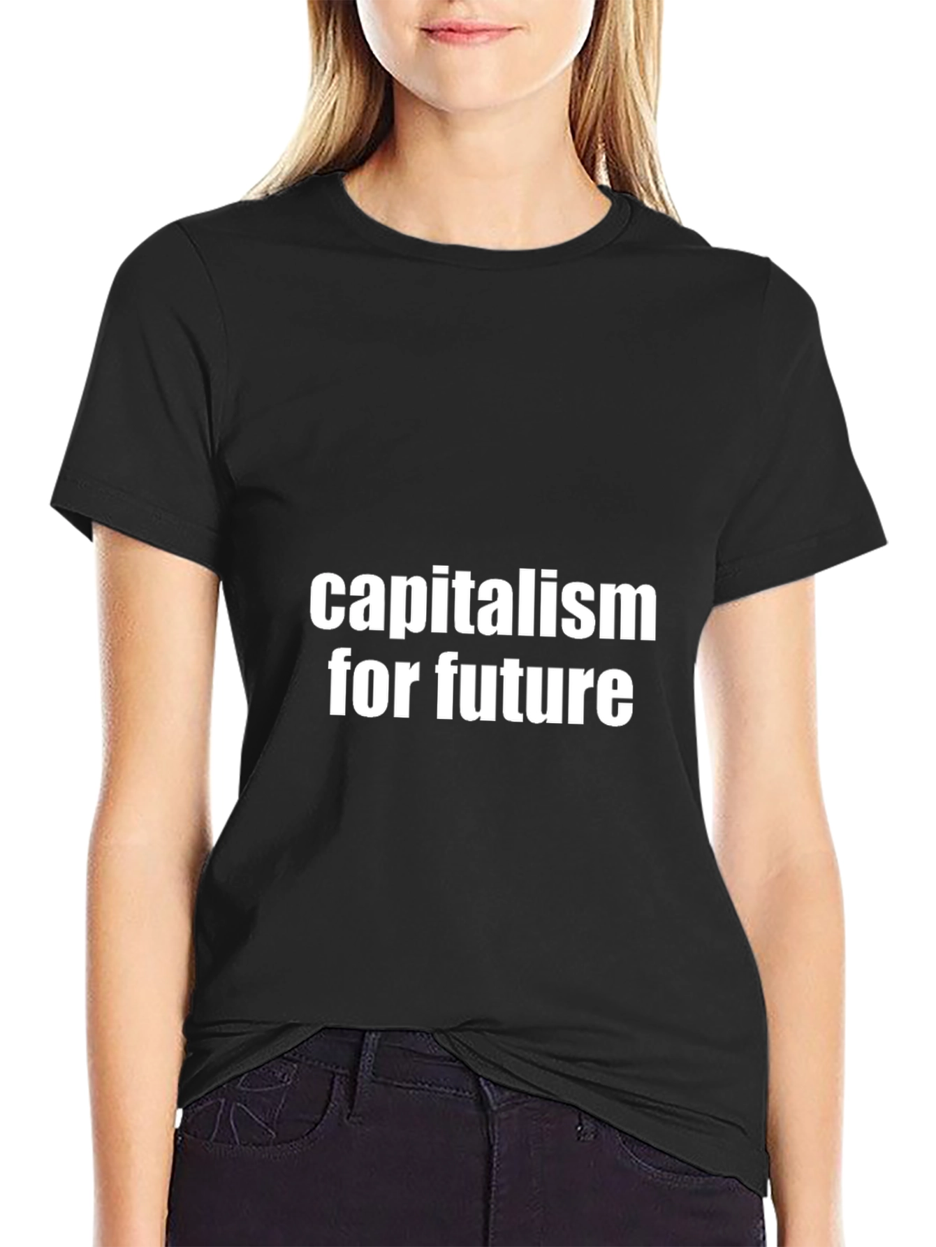Capitalism for Future Black T-Shirt