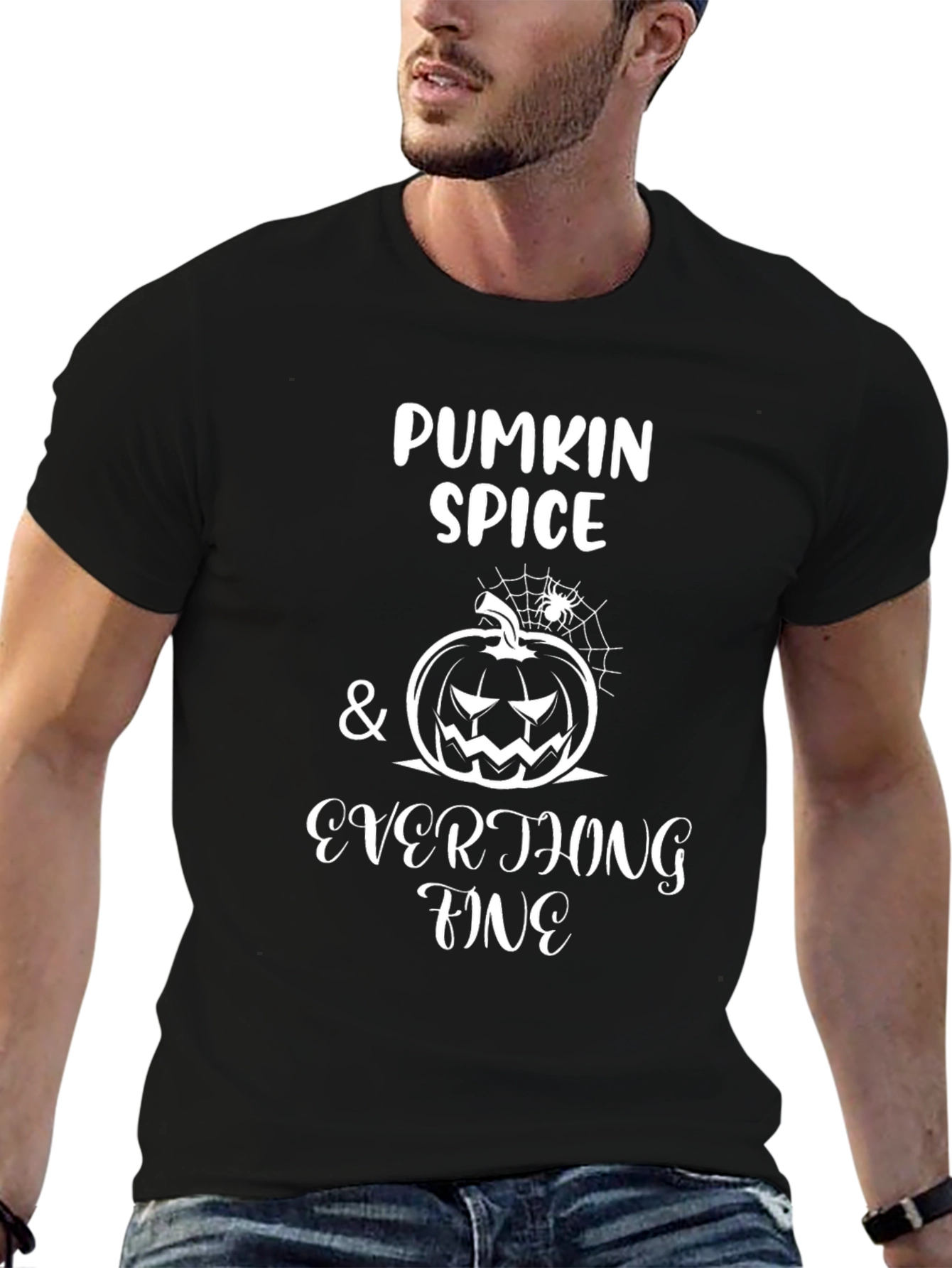 Pumpkin Spice & Everything Fine Halloween T-Shirt