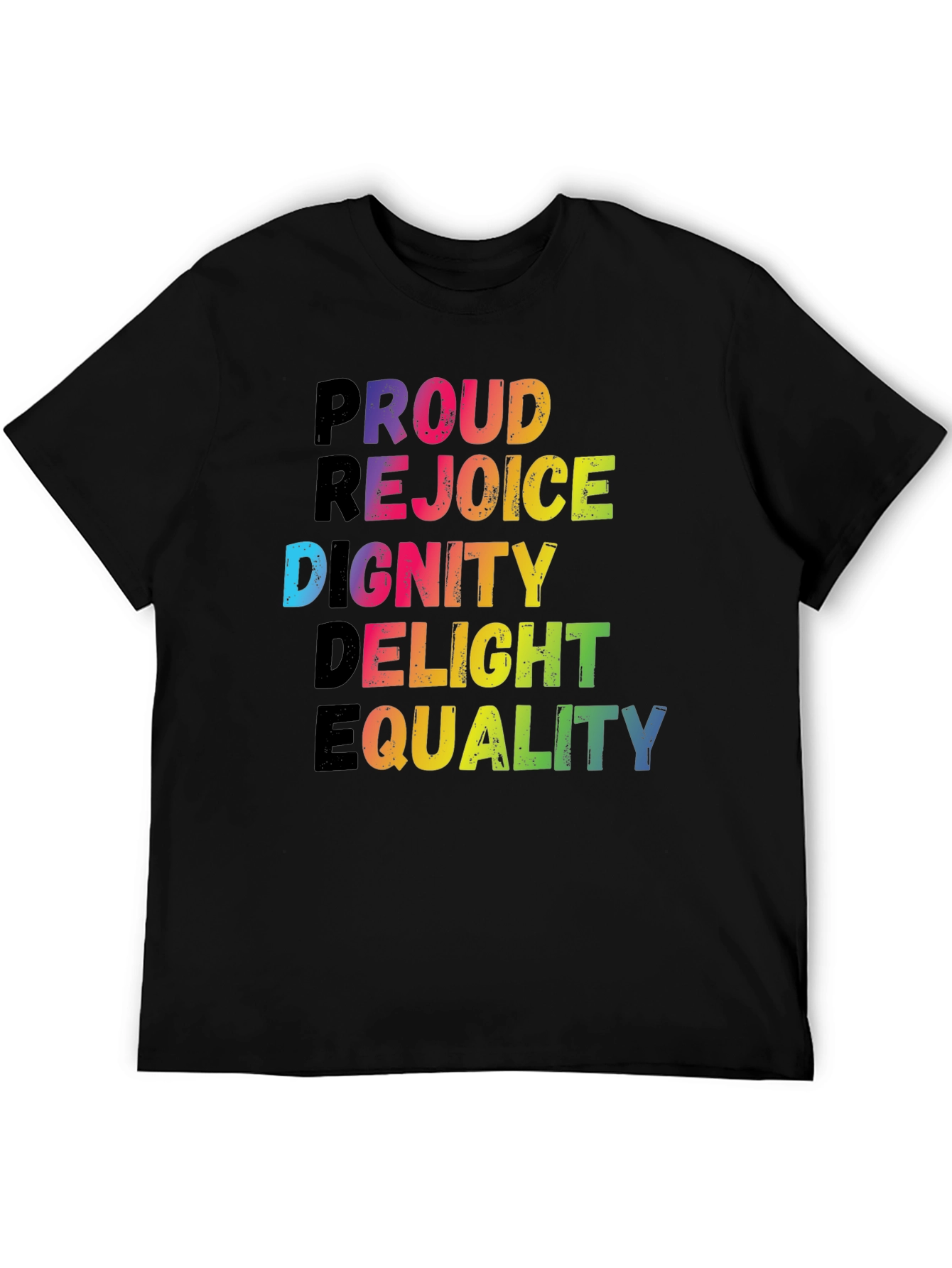 Pride Rainbow Word T-Shirt
