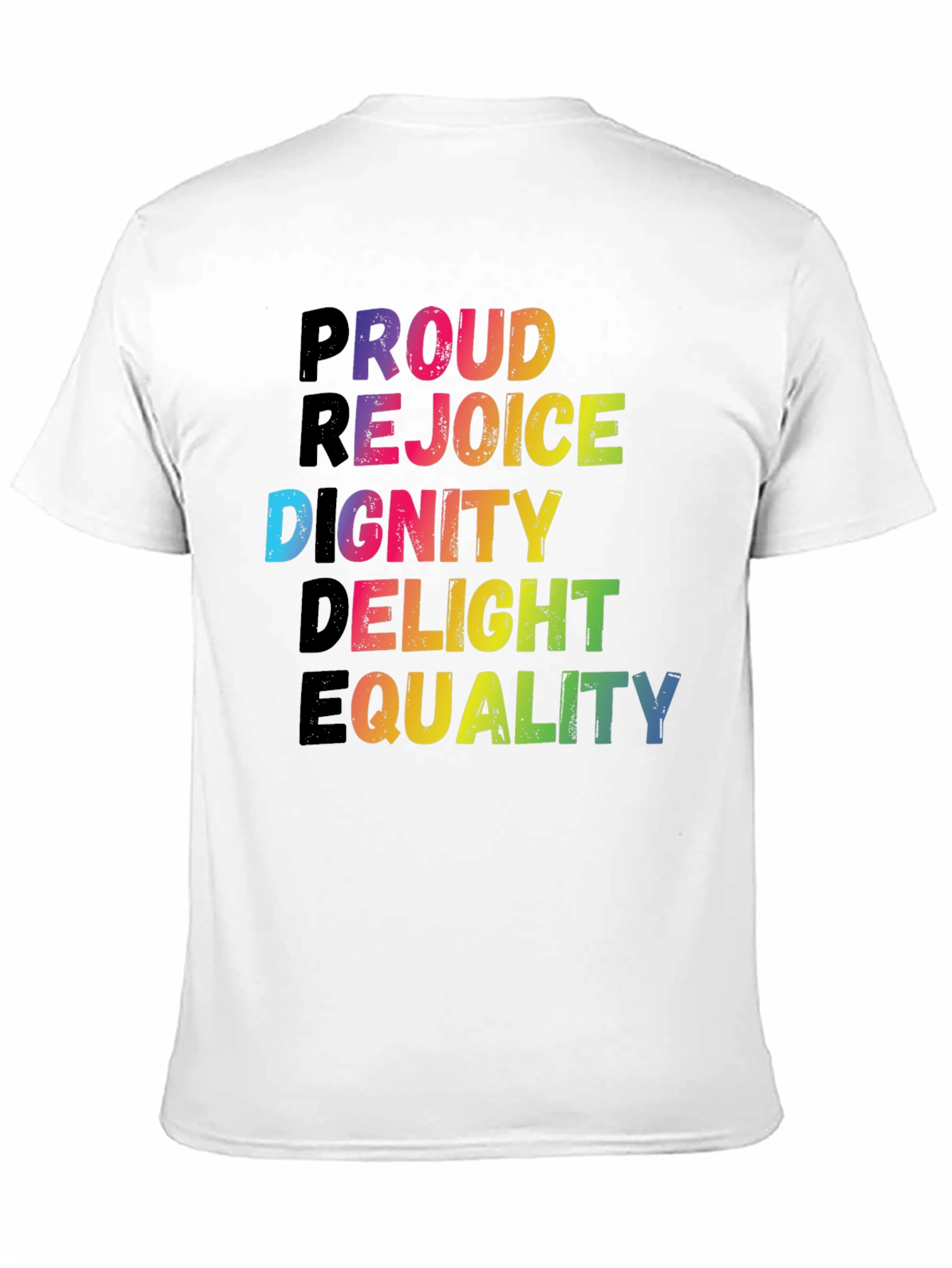 Pride Rainbow Word T-Shirt