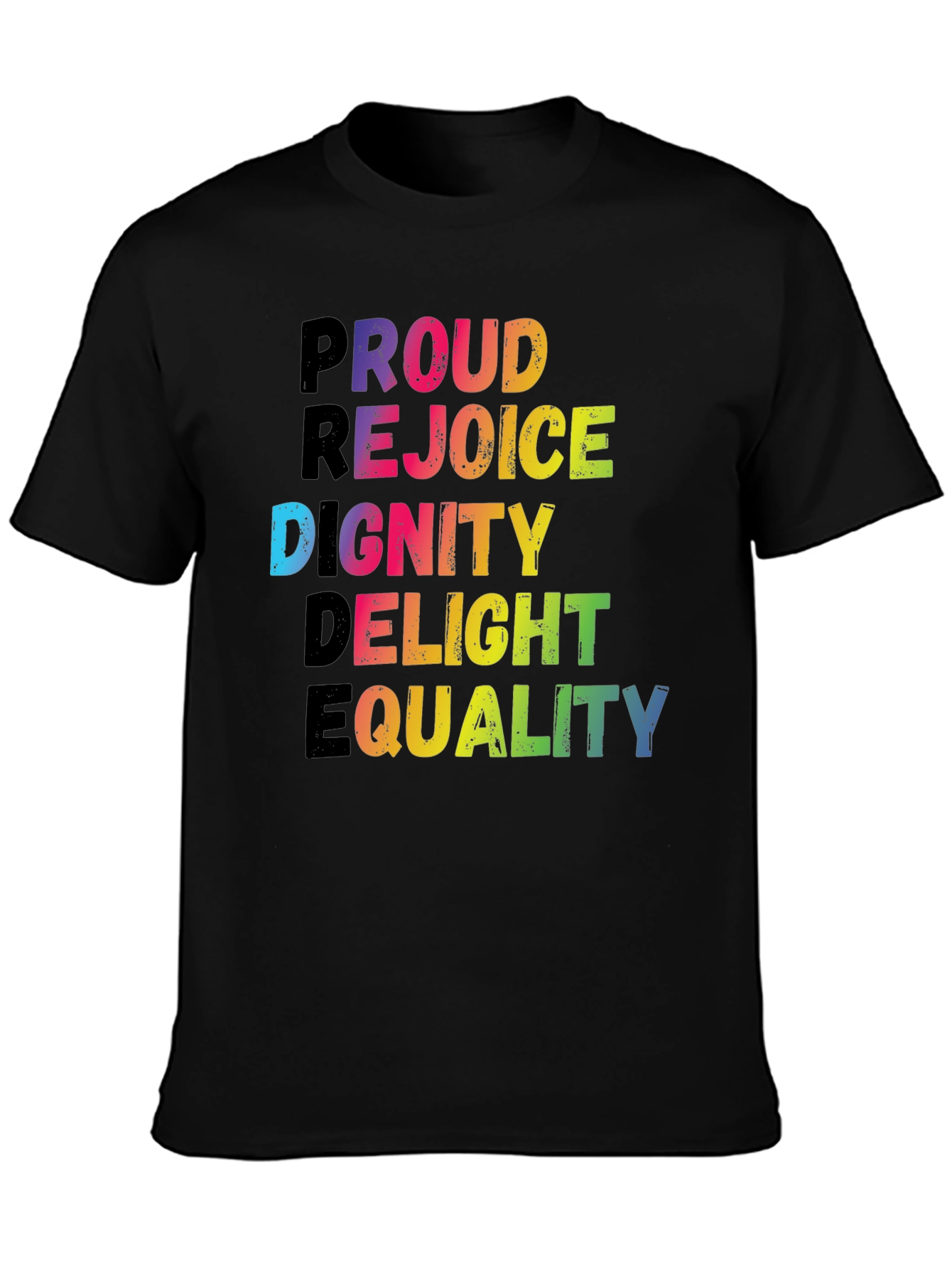 Pride Rainbow Word T-Shirt