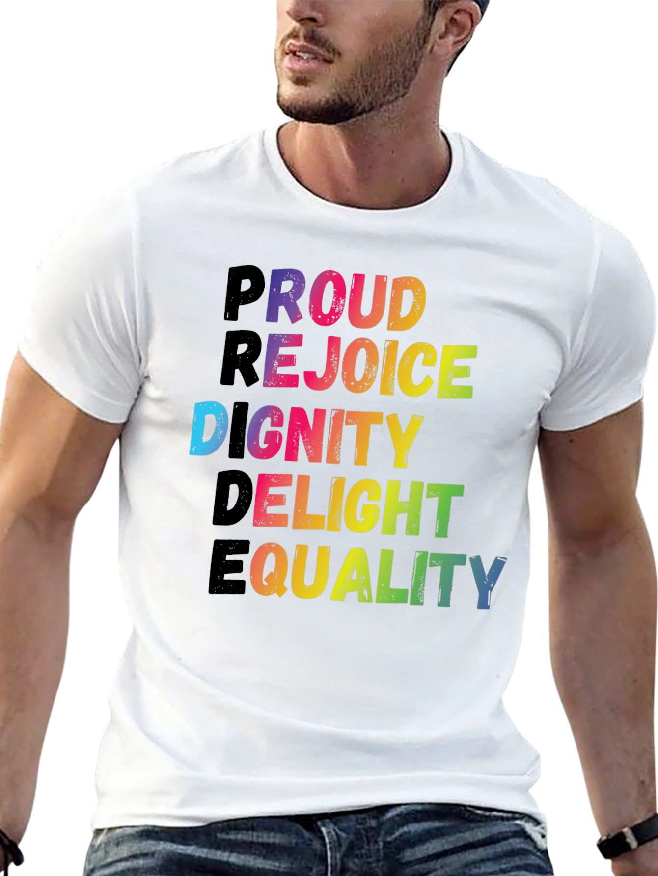Pride Rainbow Word T-Shirt