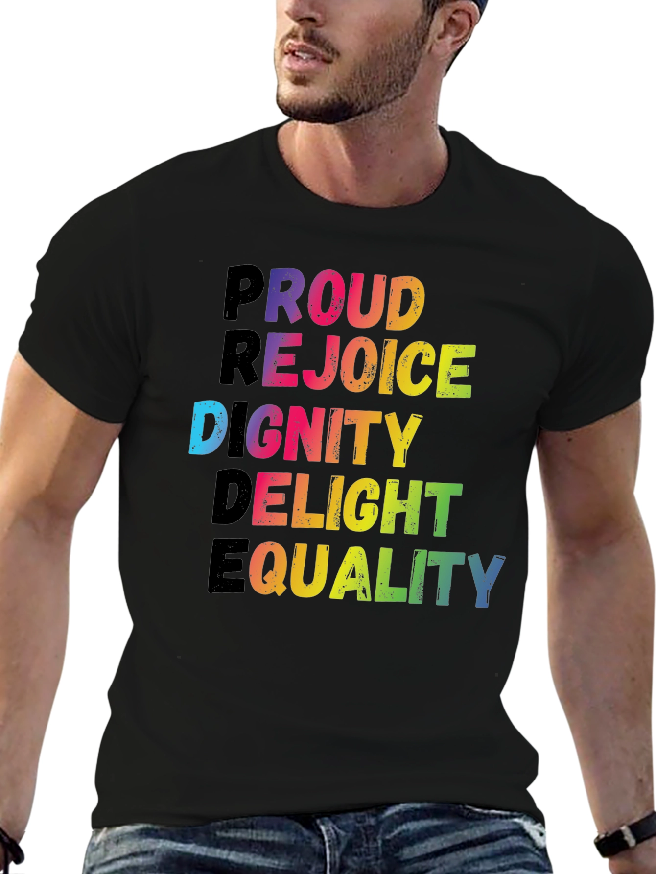 Pride Rainbow Word T-Shirt