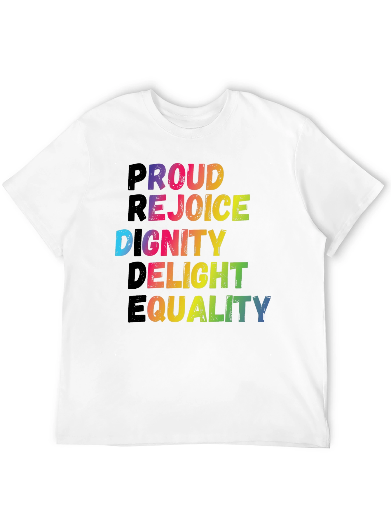 Pride Rainbow Word T-Shirt