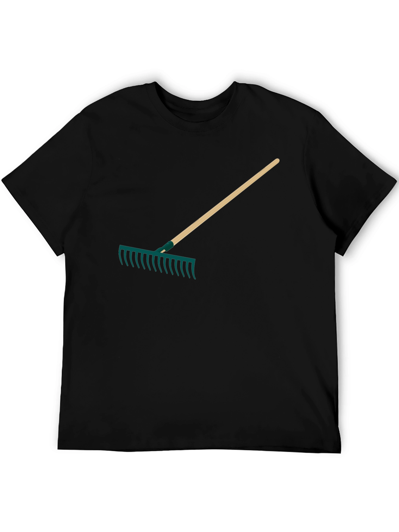 Rake Graphic Tee - Clean Up Your Style!