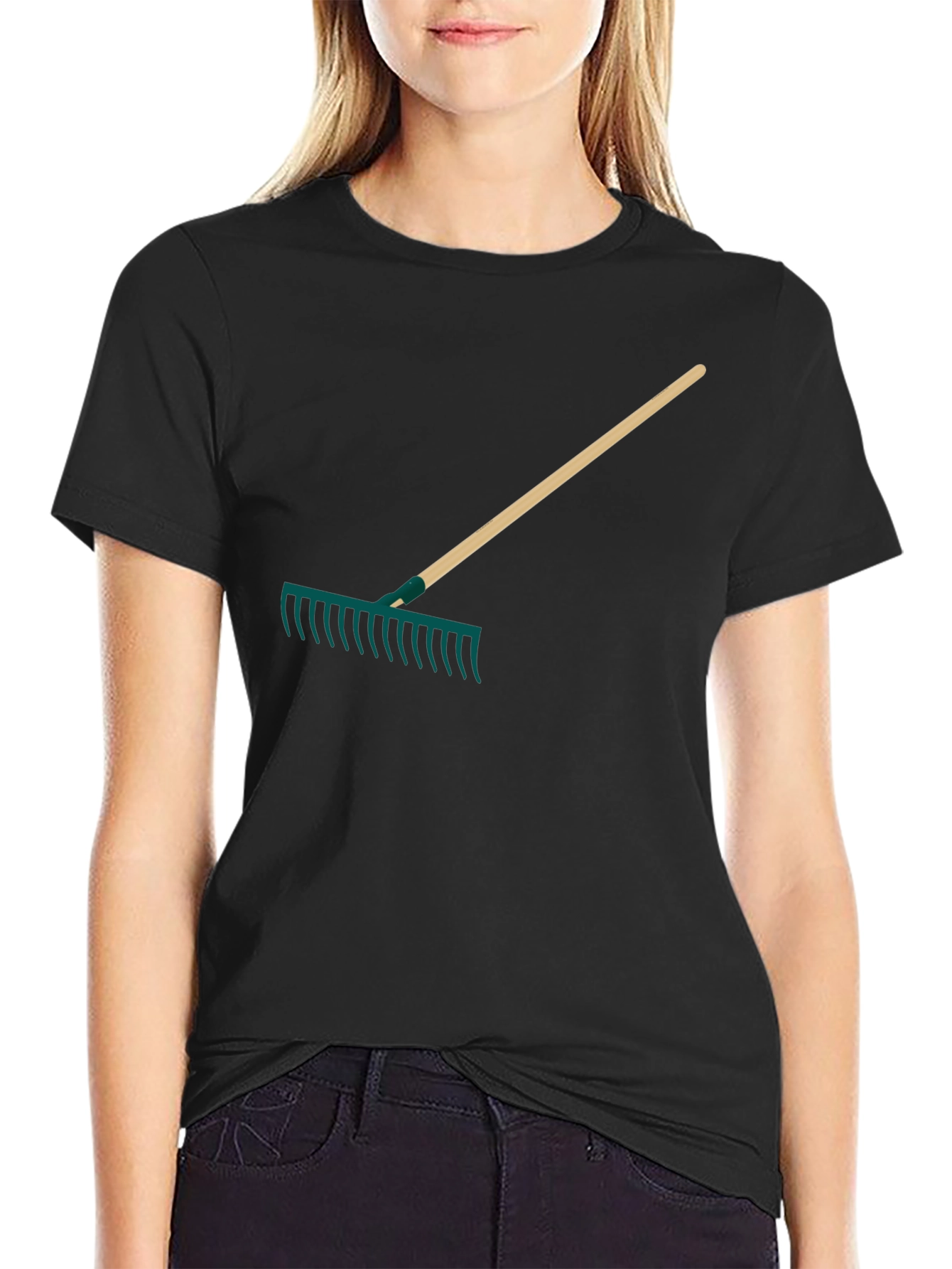 Rake Graphic Tee - Clean Up Your Style!