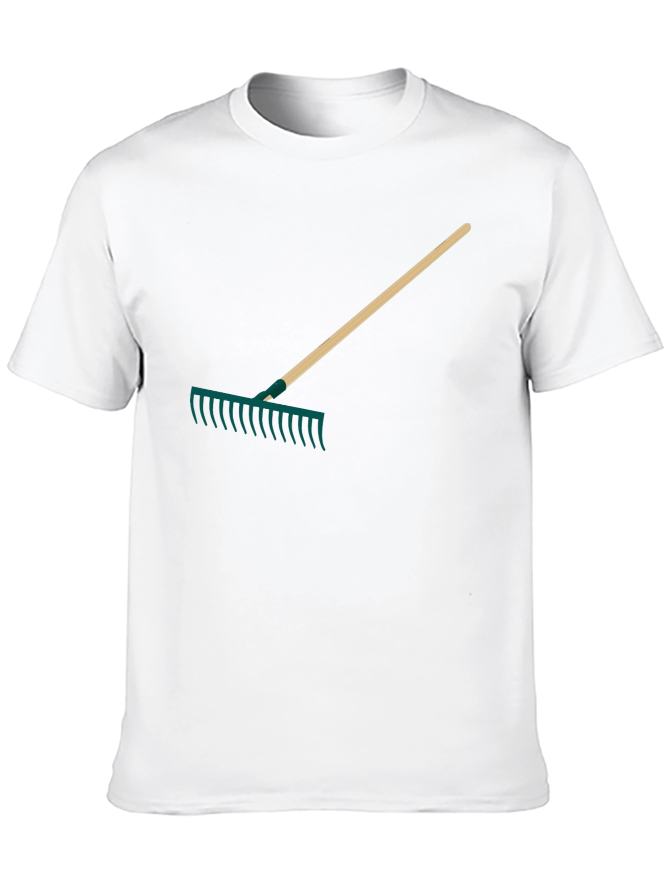 Rake Graphic Tee - Clean Up Your Style!