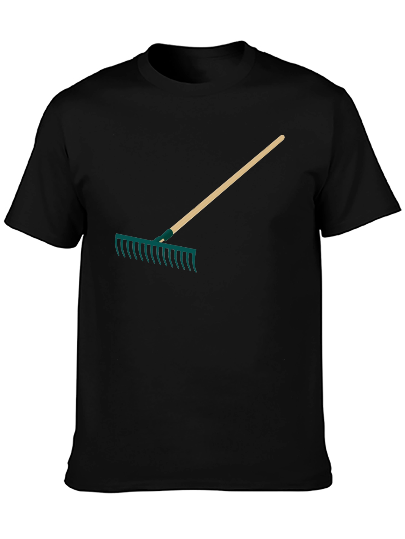 Rake Graphic Tee - Clean Up Your Style!