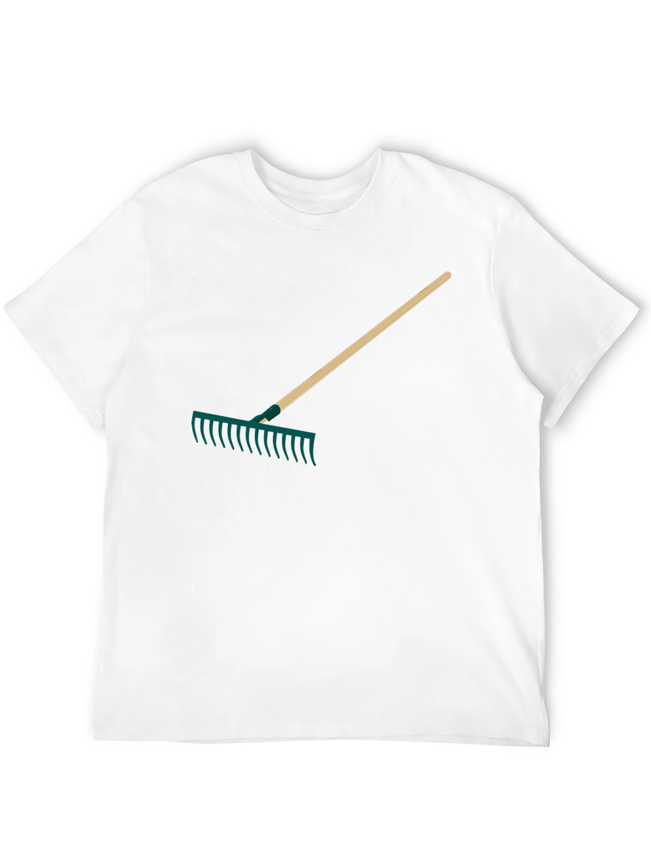 Rake Graphic Tee - Clean Up Your Style!