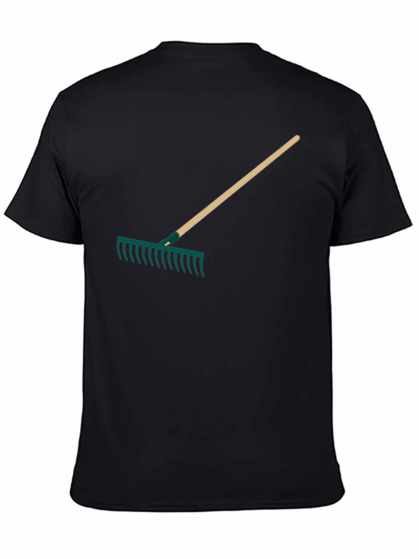 Rake Graphic Tee - Clean Up Your Style!