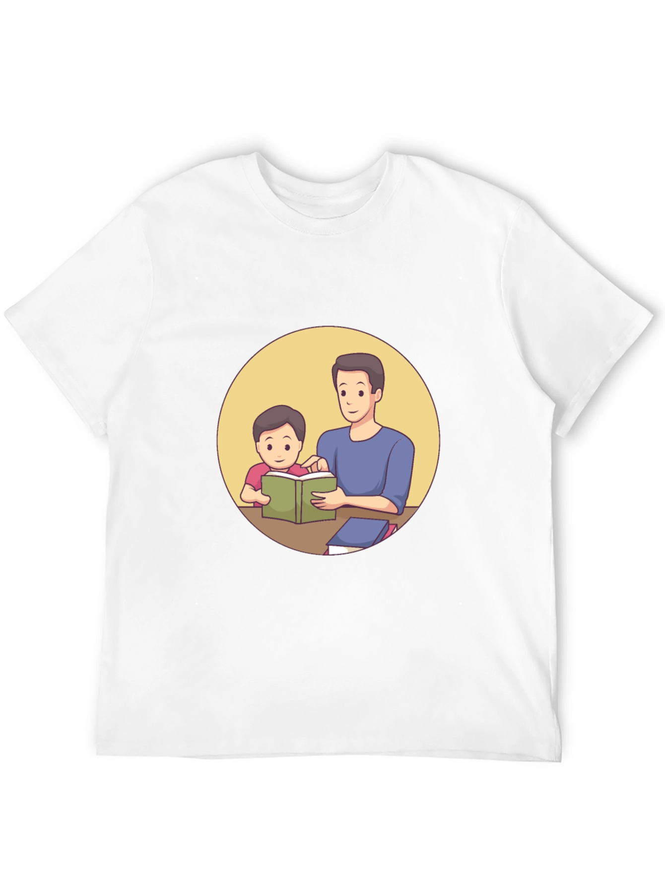 Father & Son Reading T-Shirt