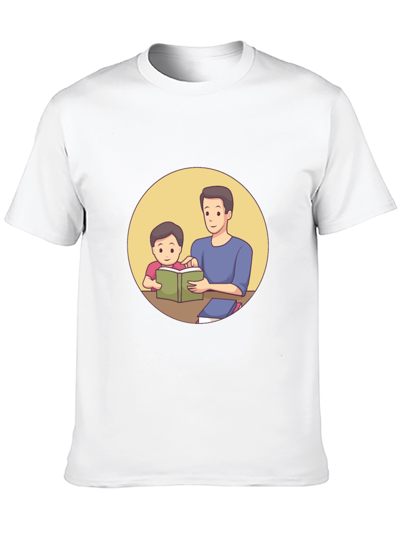 Father & Son Reading T-Shirt