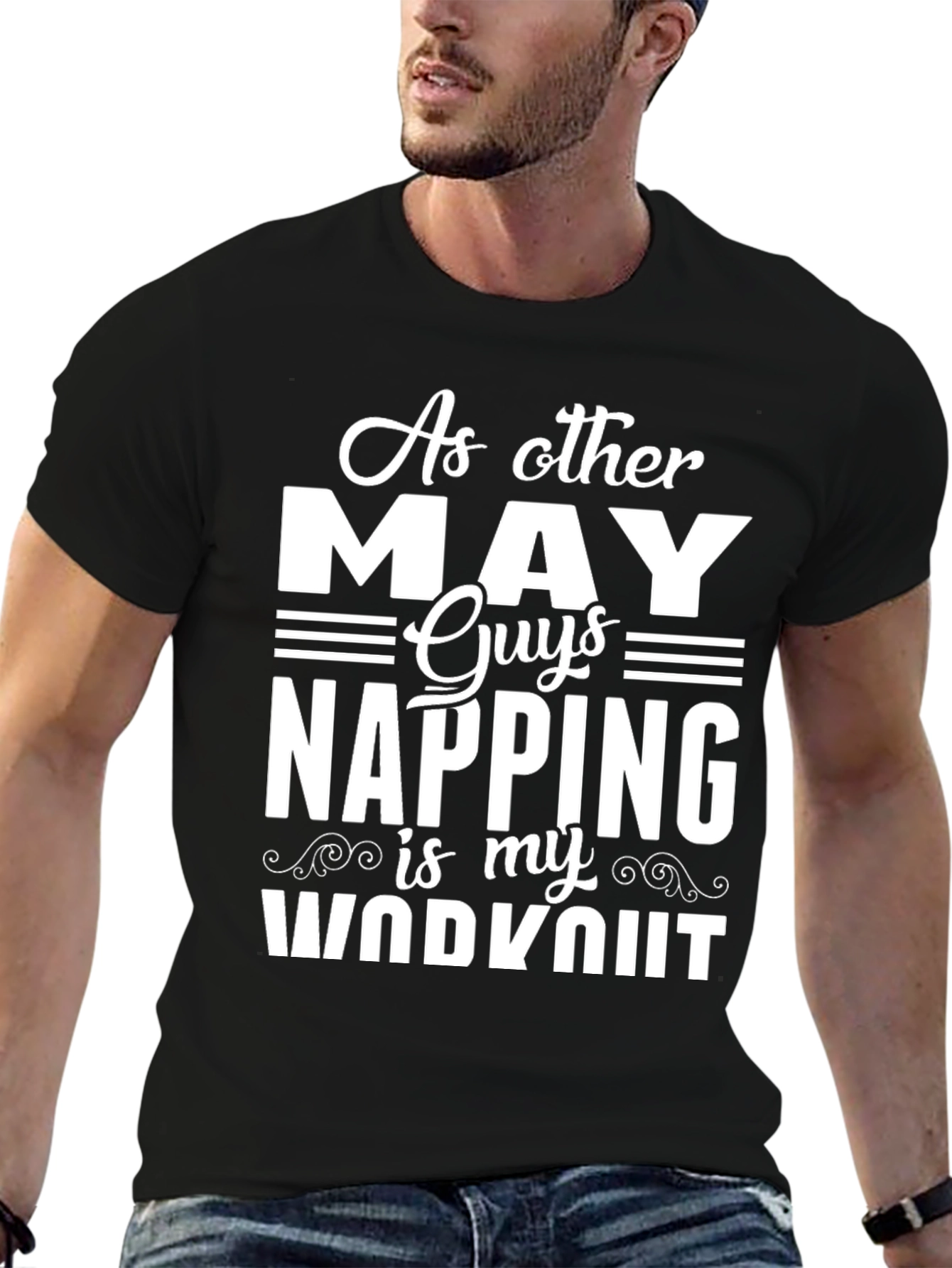 Napping is My Workout Funny T-Shirt