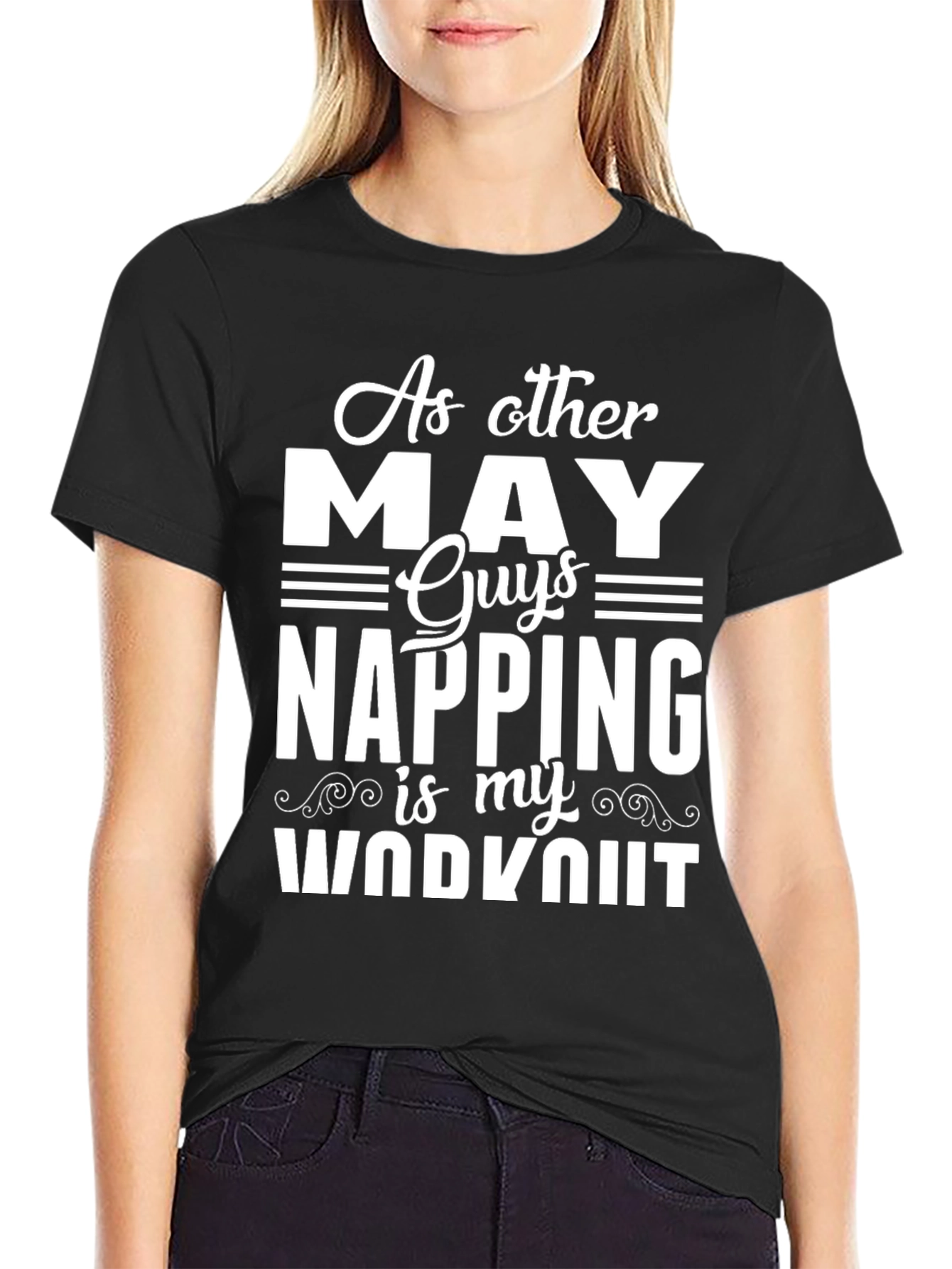 Napping is My Workout Funny T-Shirt