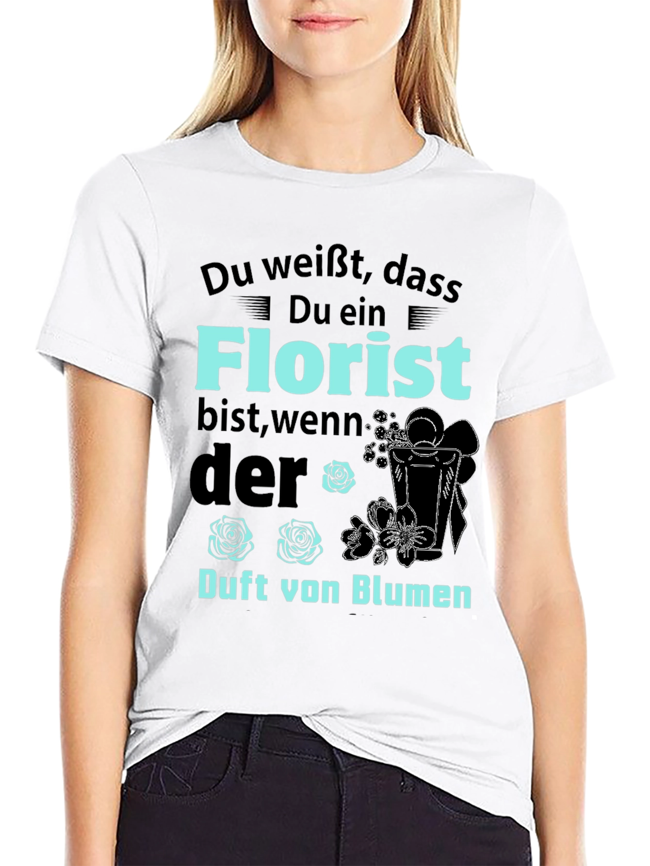 Florist T-Shirt: Funny Floral Design Tee