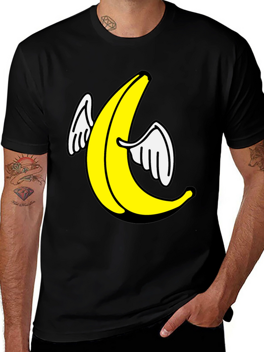 Flying Banana Graphic T-Shirt - Soft Cotton Tee