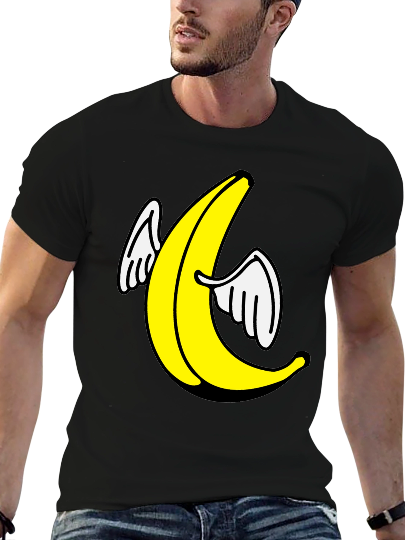 Flying Banana Graphic T-Shirt - Soft Cotton Tee