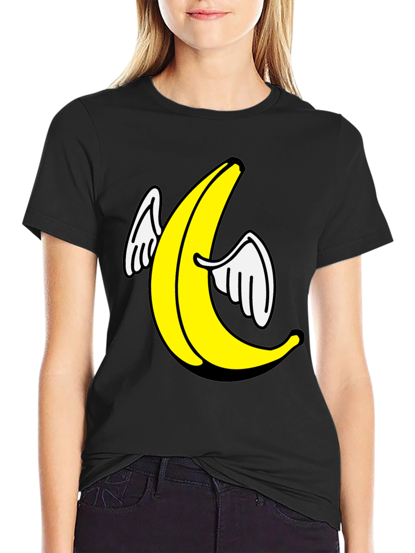 Flying Banana Graphic T-Shirt - Soft Cotton Tee