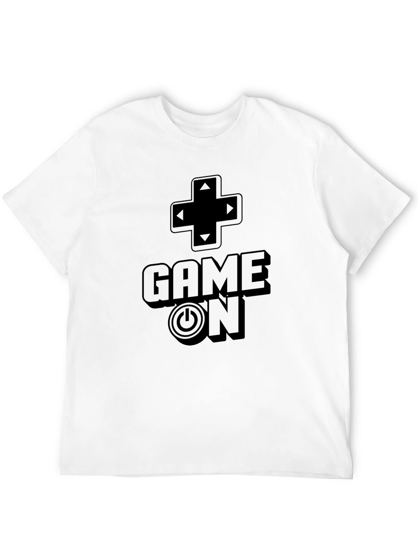 Game On Black Graphic Tee