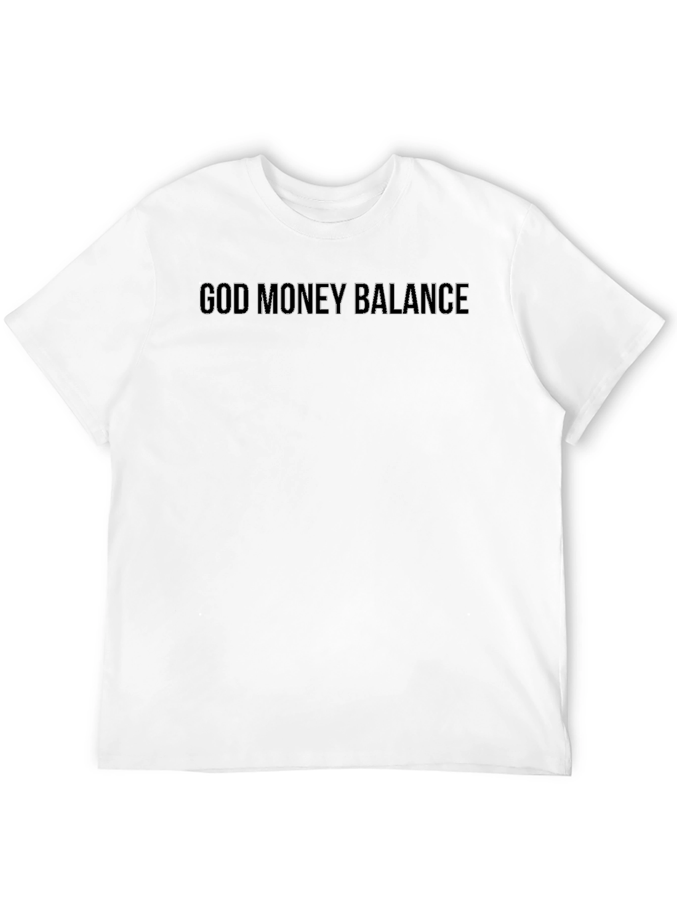 God Money Balance Black T-Shirt