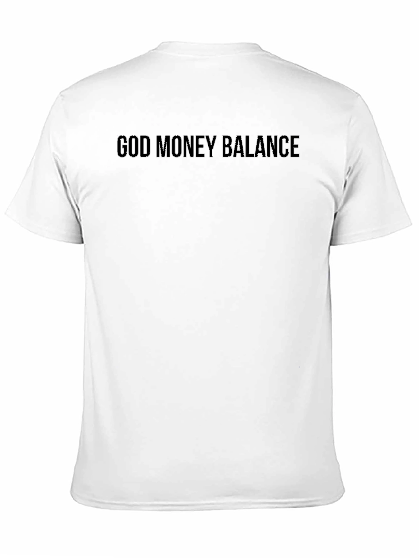 God Money Balance Black T-Shirt