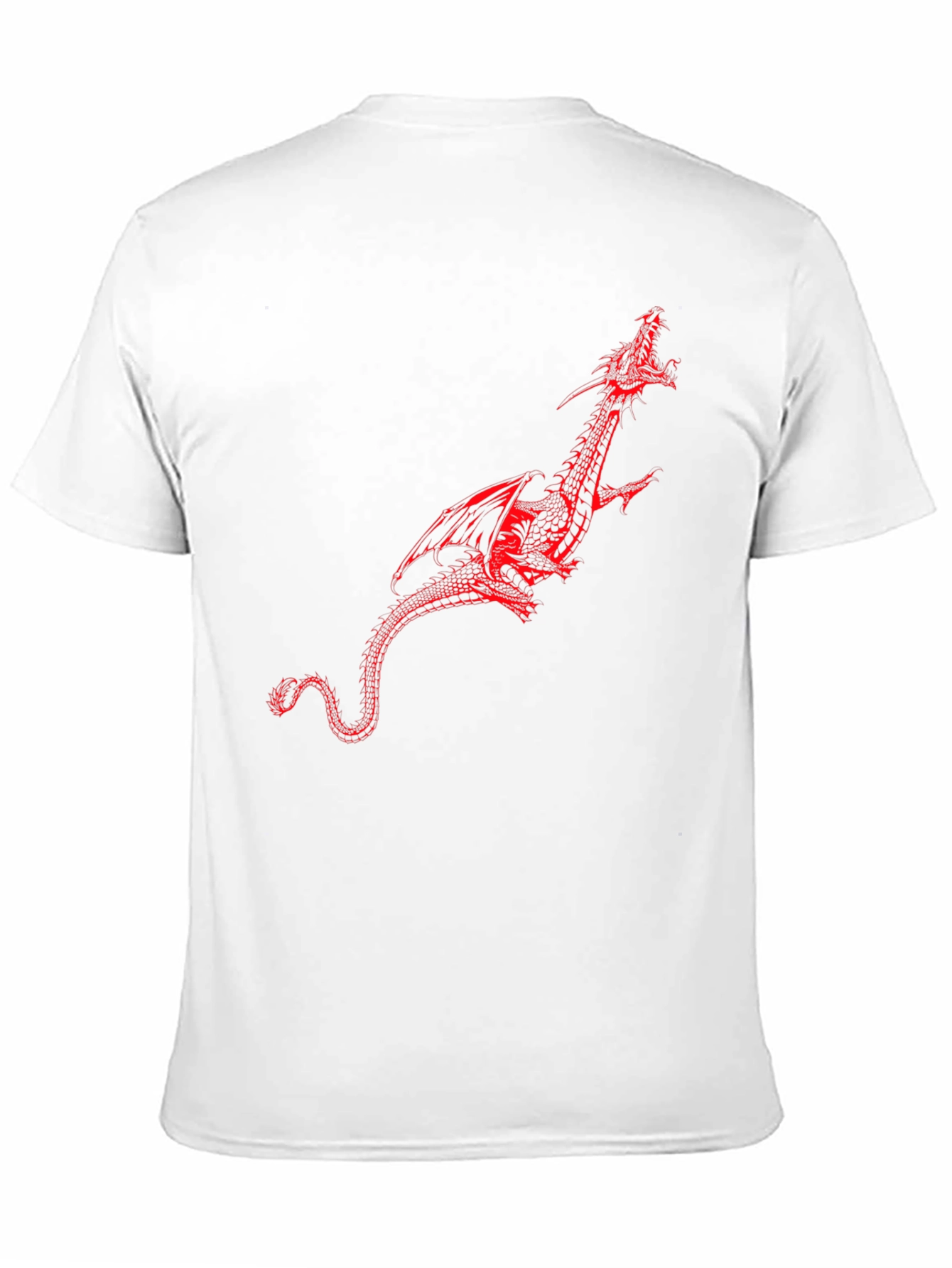 Red Dragon Graphic Black T-Shirt