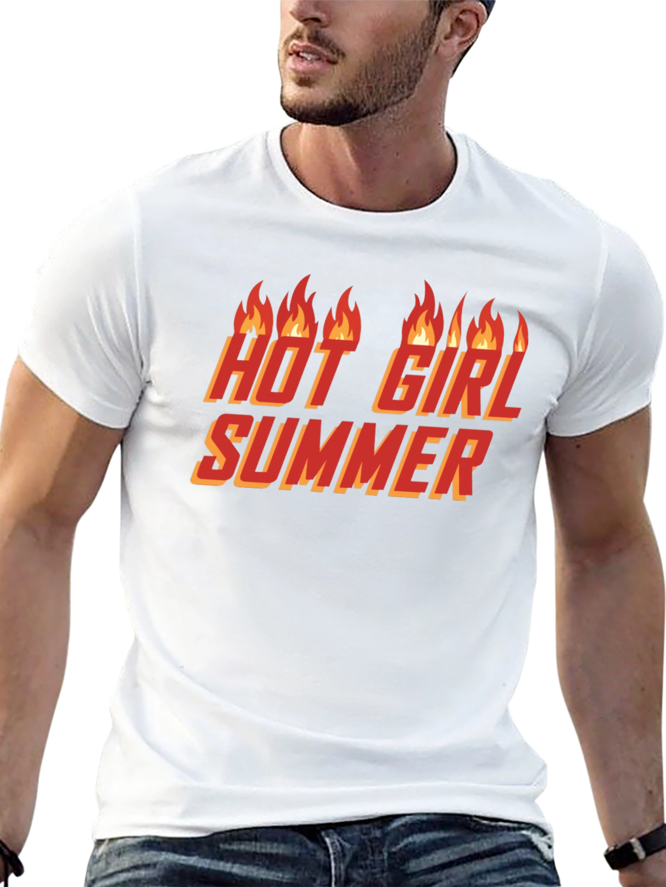 Hot Girl Summer Graphic T-Shirt - Black