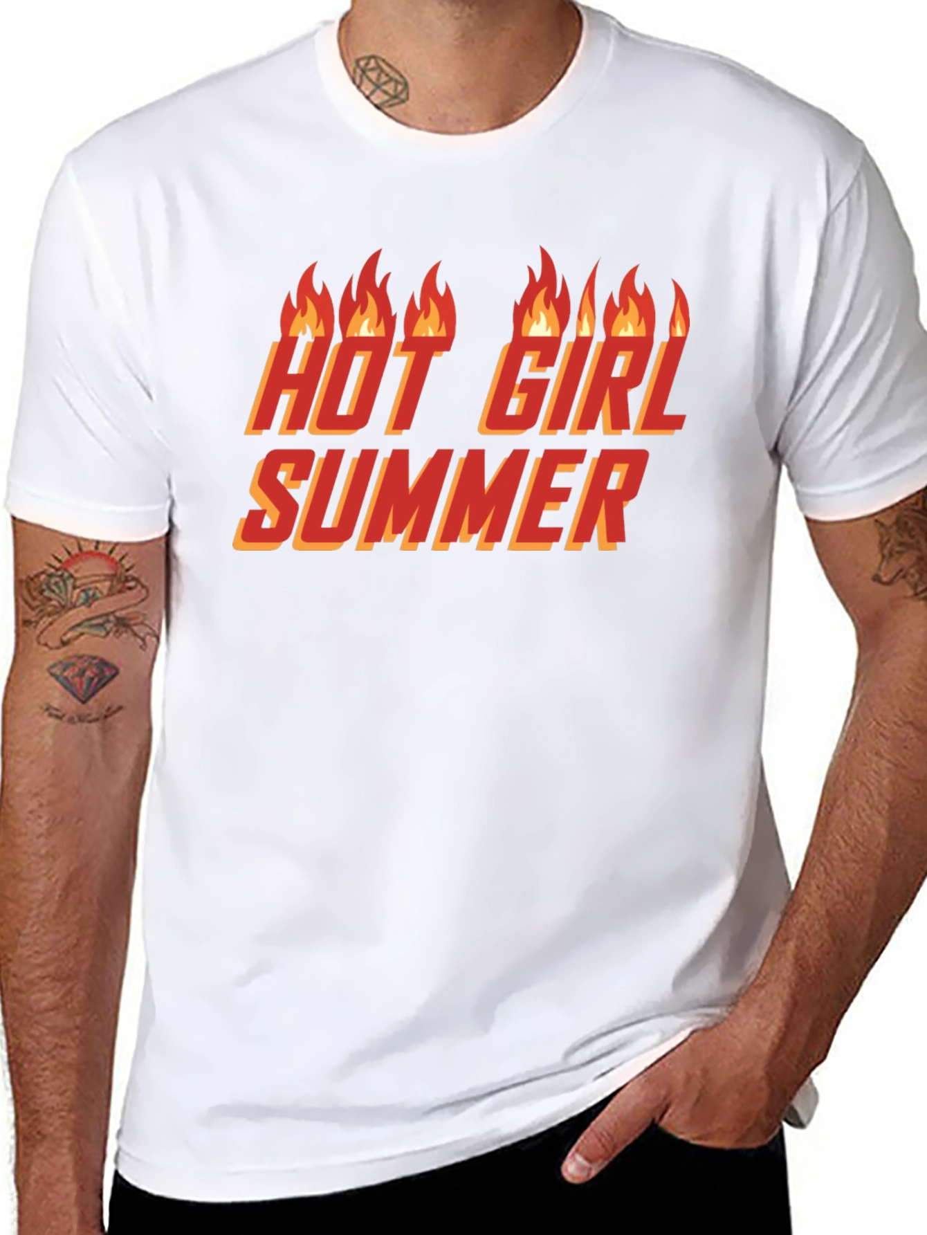 Hot Girl Summer Graphic T-Shirt - Black