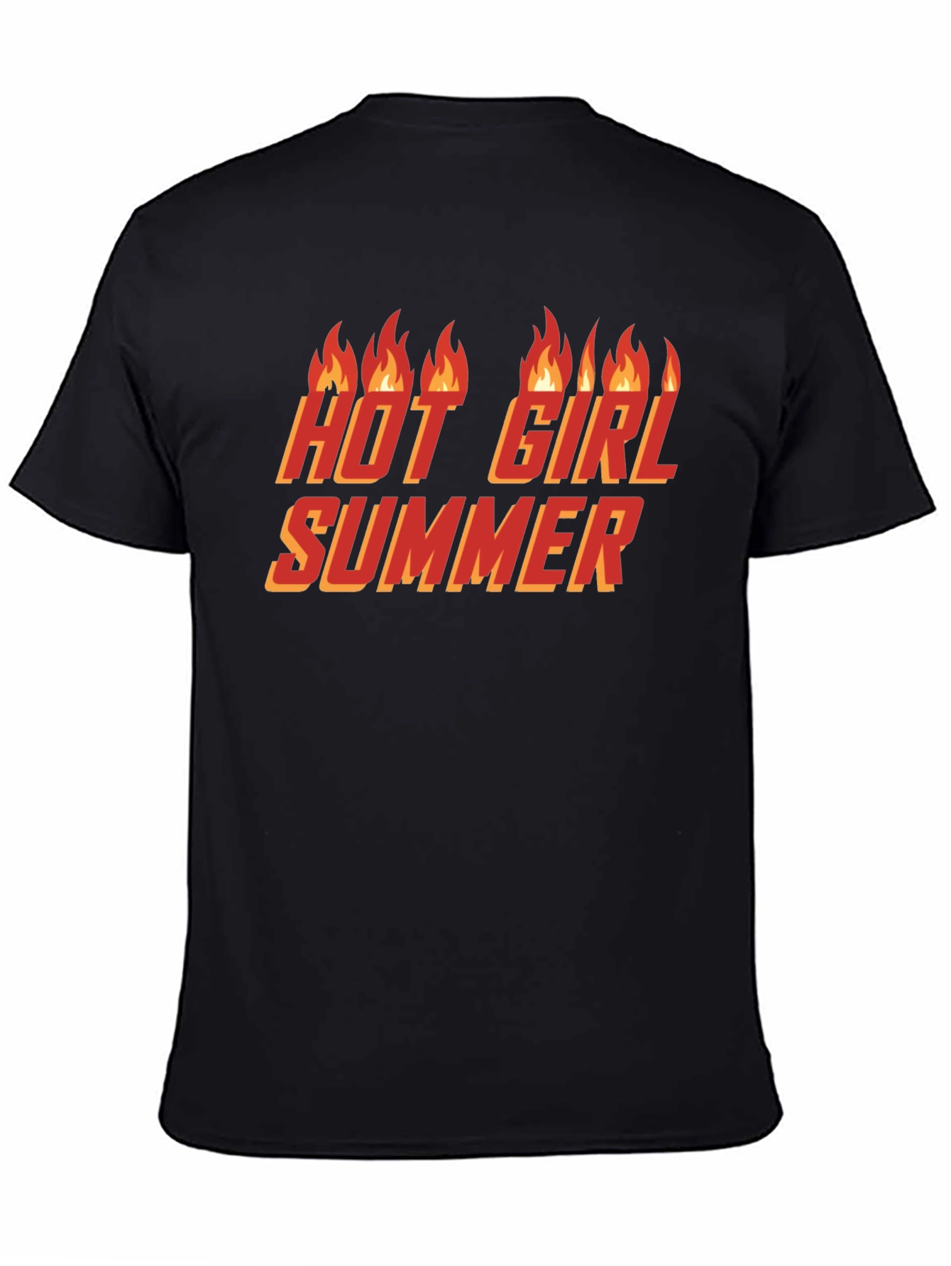 Hot Girl Summer Graphic T-Shirt - Black