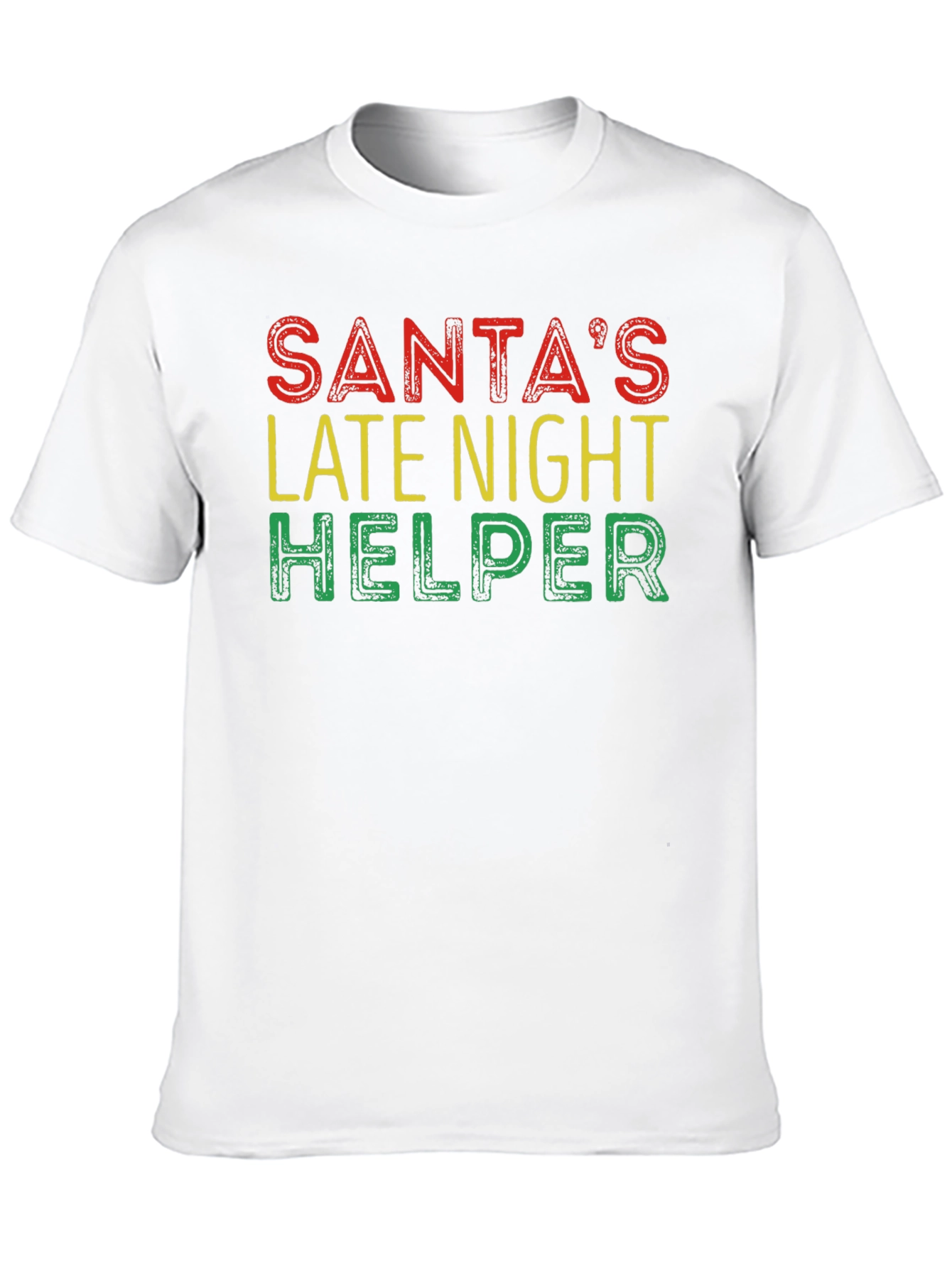Santas Late Night Helper Christmas T-Shirt