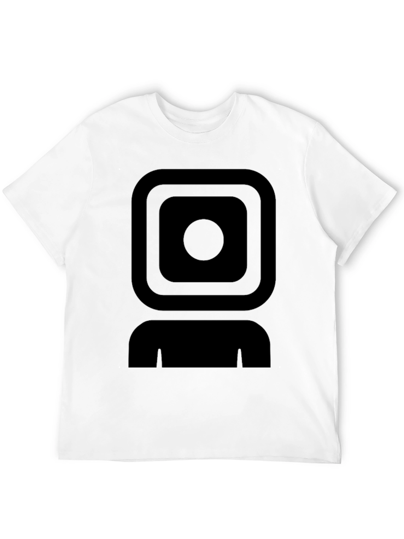 Geometric Graphic Black T-Shirt