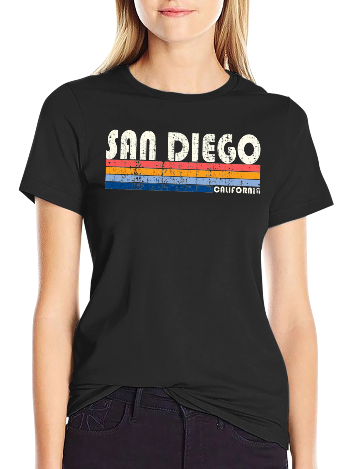 San Diego California Retro Style T-Shirt