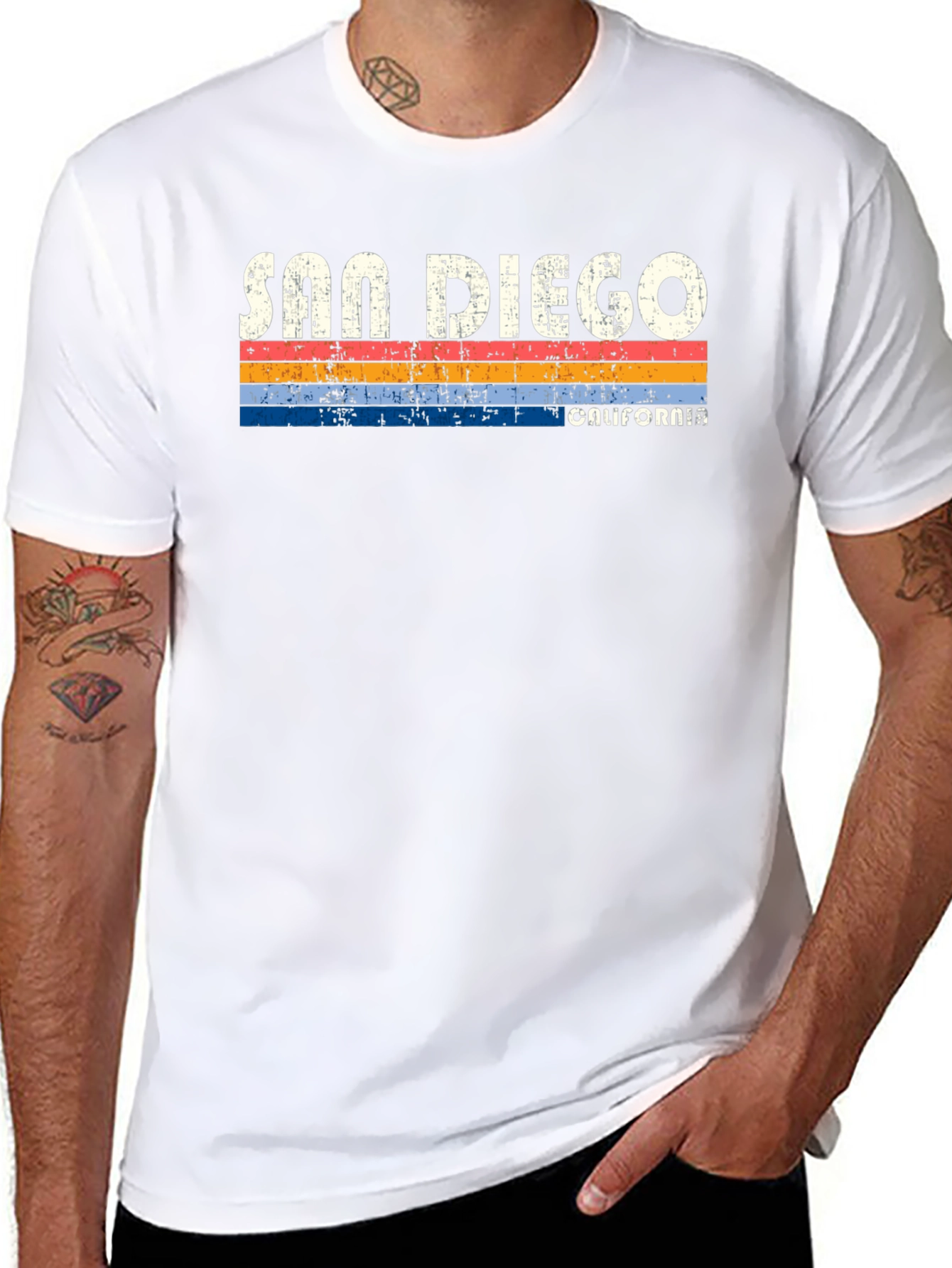 San Diego California Retro Style T-Shirt