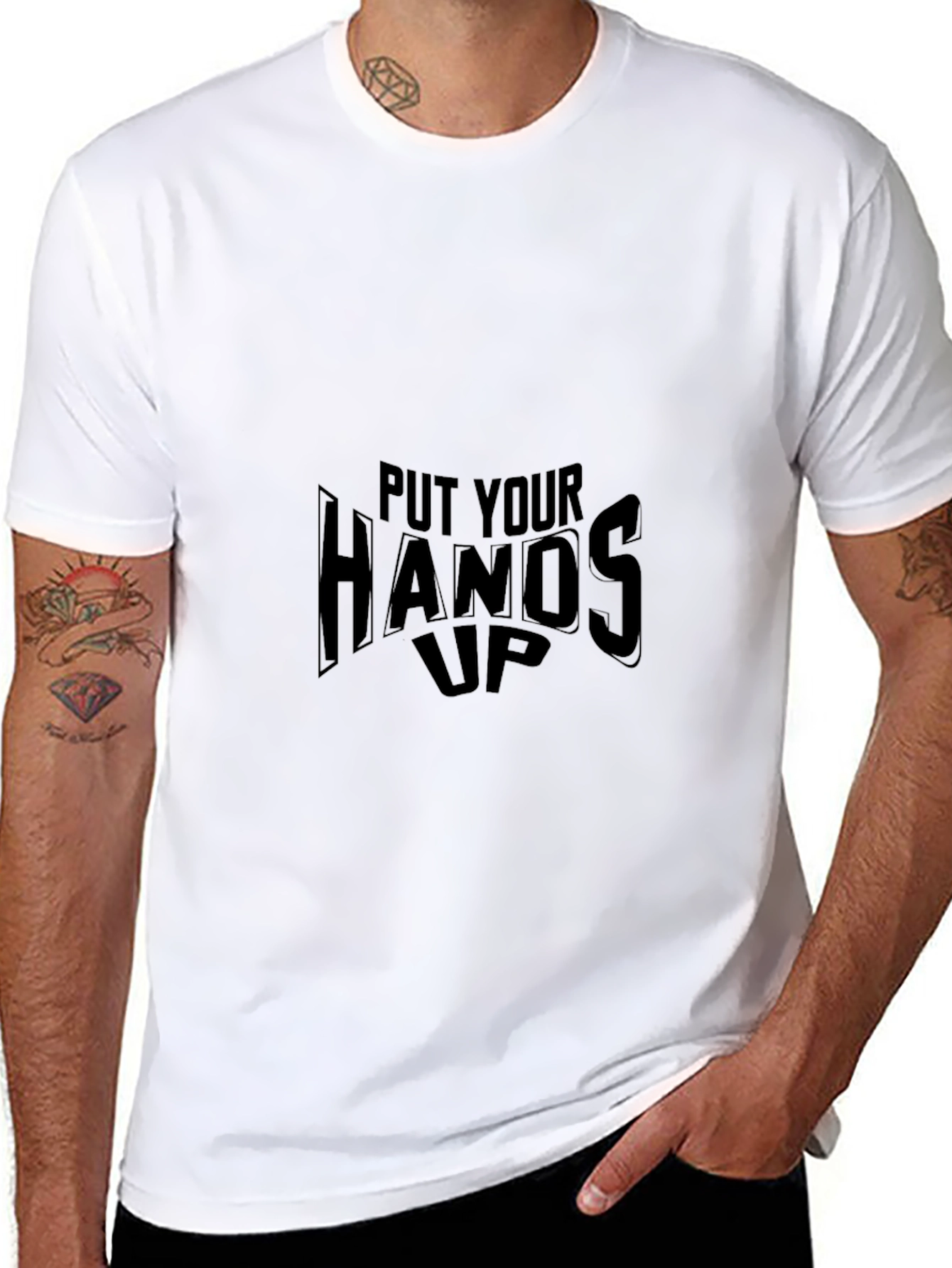 Put Your Hands Up Graphic T-Shirt