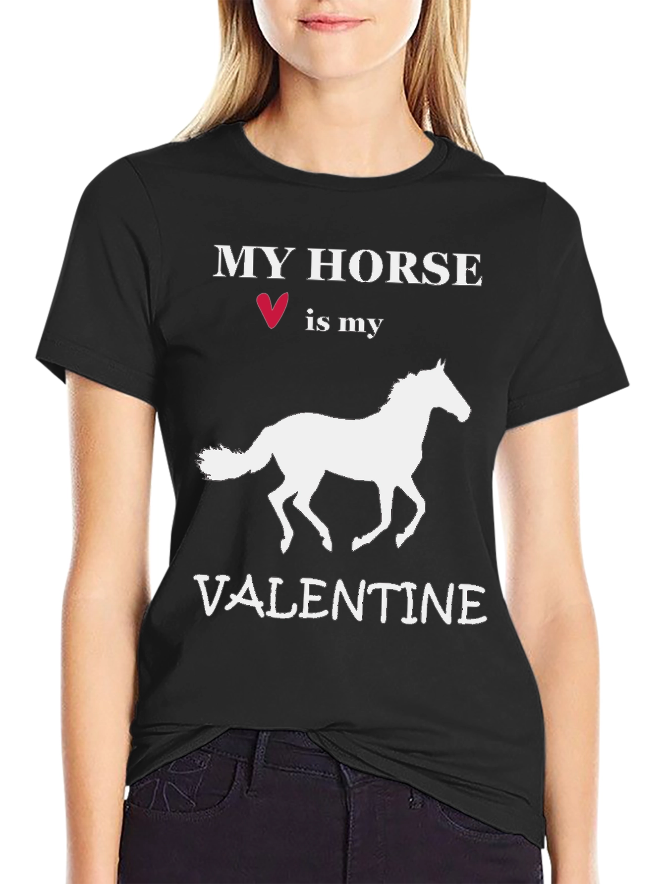 My Horse is My Valentine T-Shirt