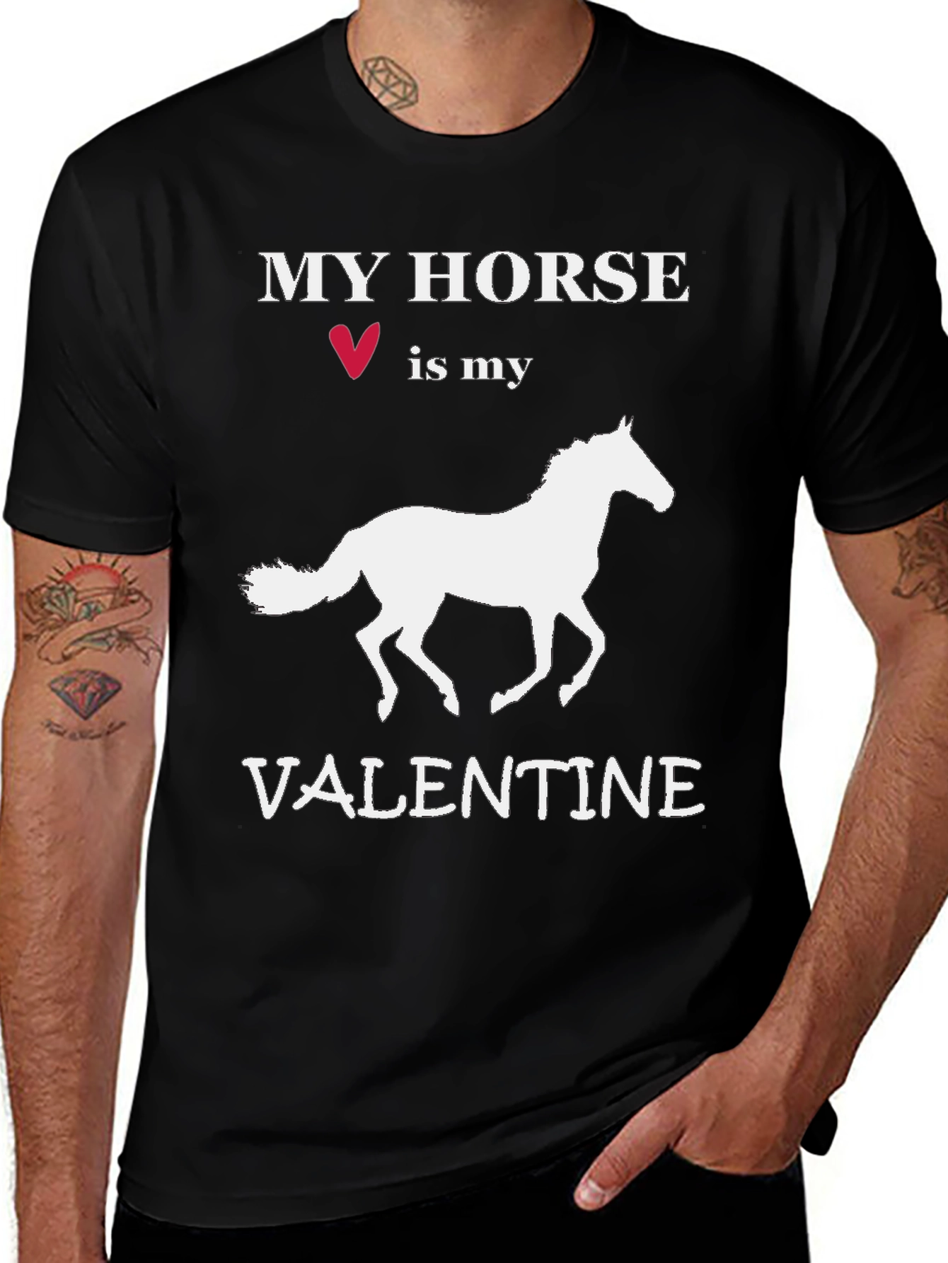 My Horse is My Valentine T-Shirt