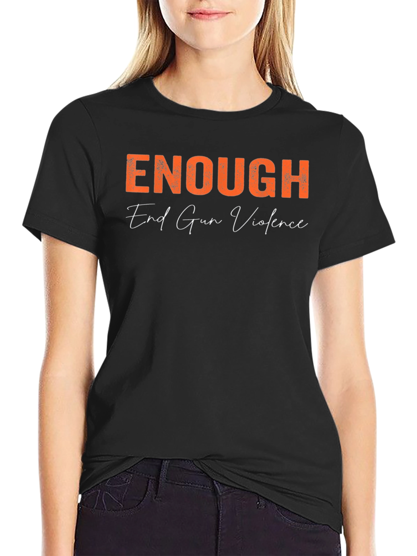 Enough End Gun Violence Graphic T-Shirt
