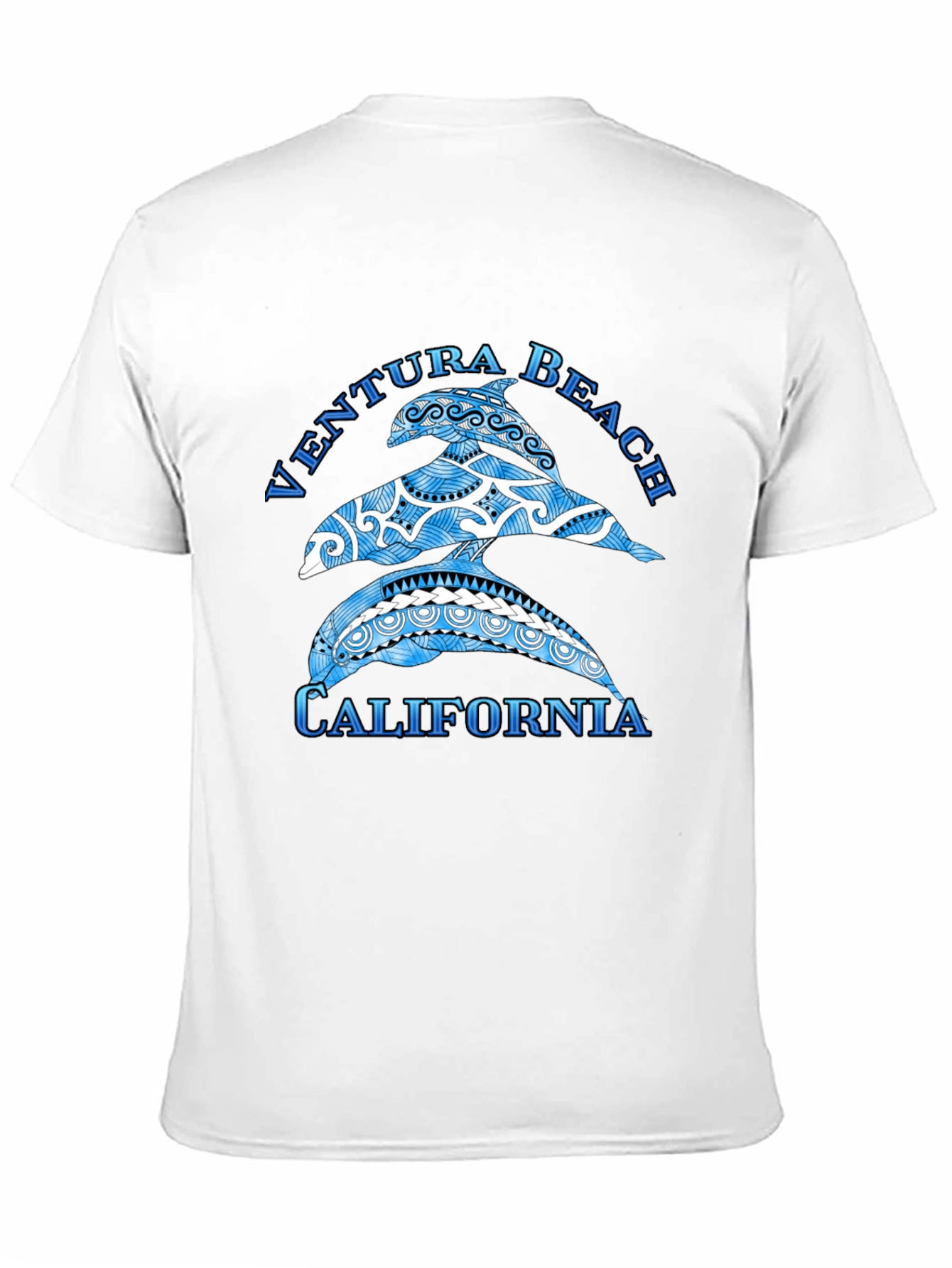 Ventura Beach California Dolphin T-Shirt